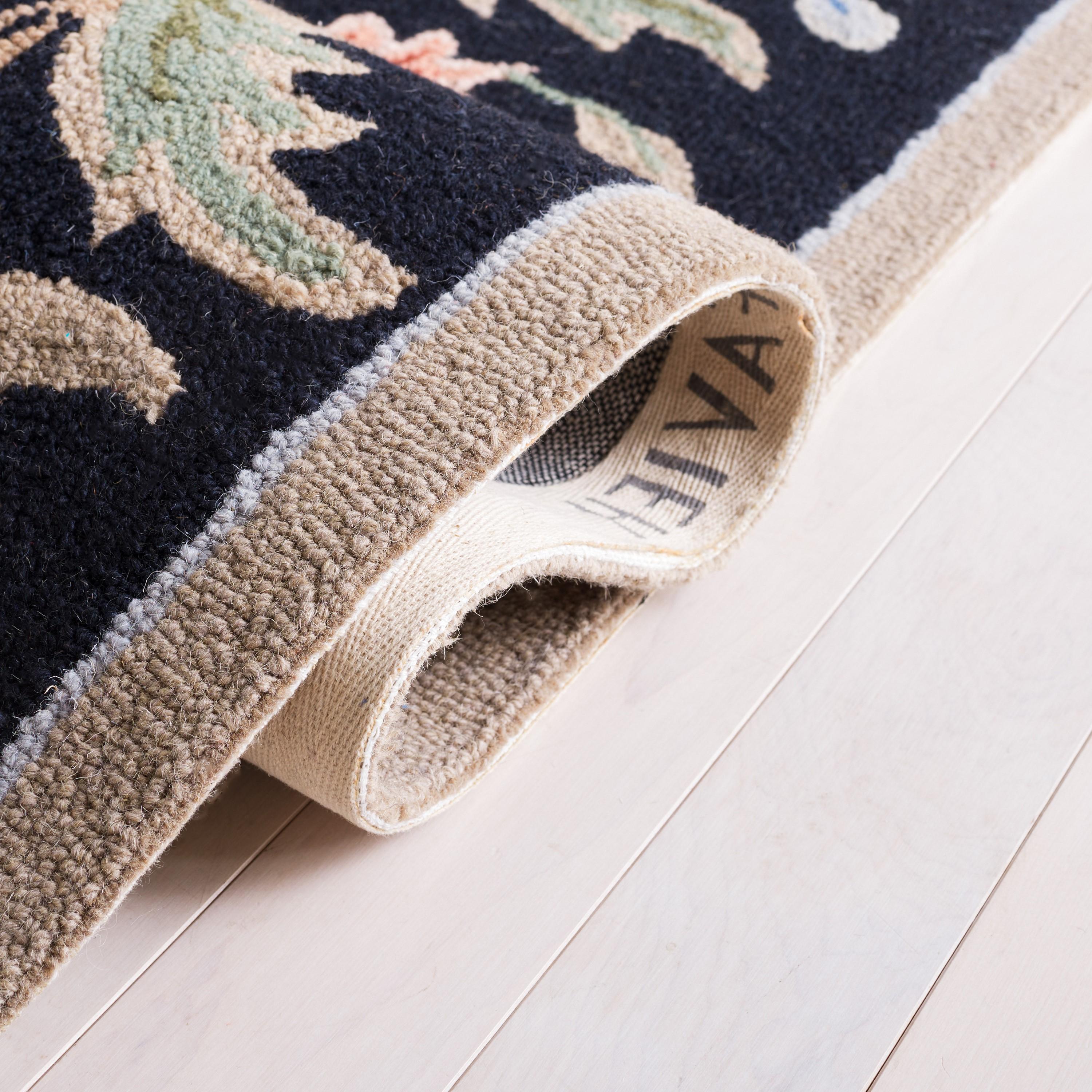 Chelsea HK248B Power Loomed Accent Rug - Black - 2'6"x4' - Safavieh.