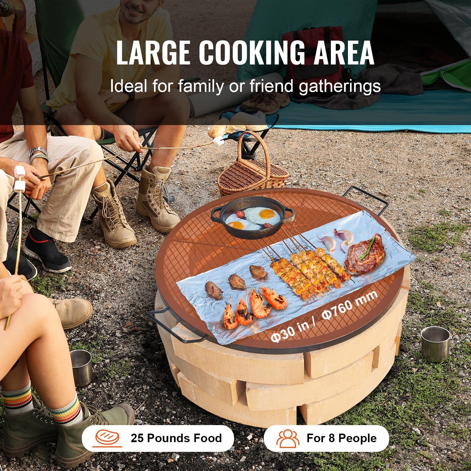 VEVOR Round Alloy Steel Fire Pit Tool