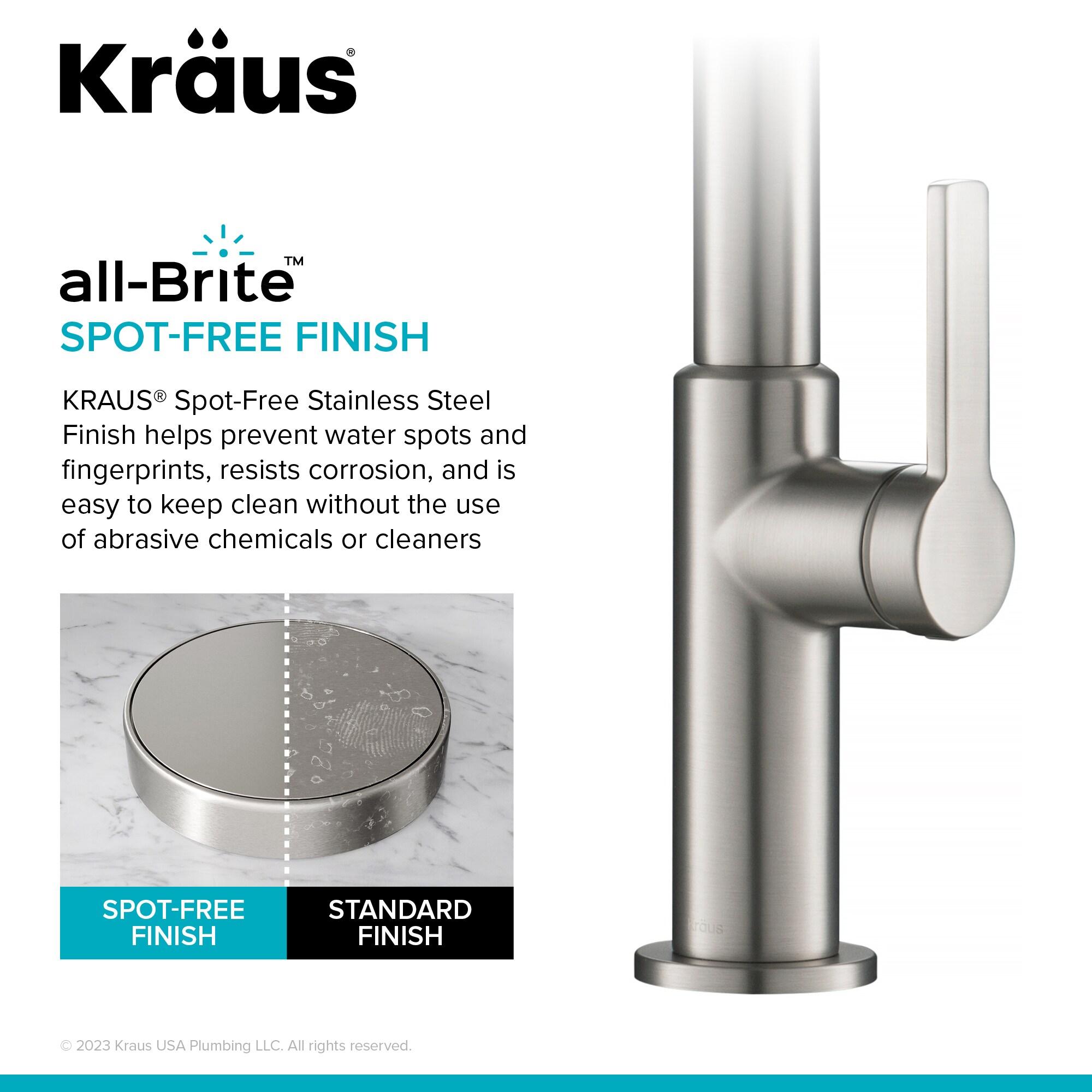 KRAUS Oletto Single Handle Pull Down Kitchen Faucet