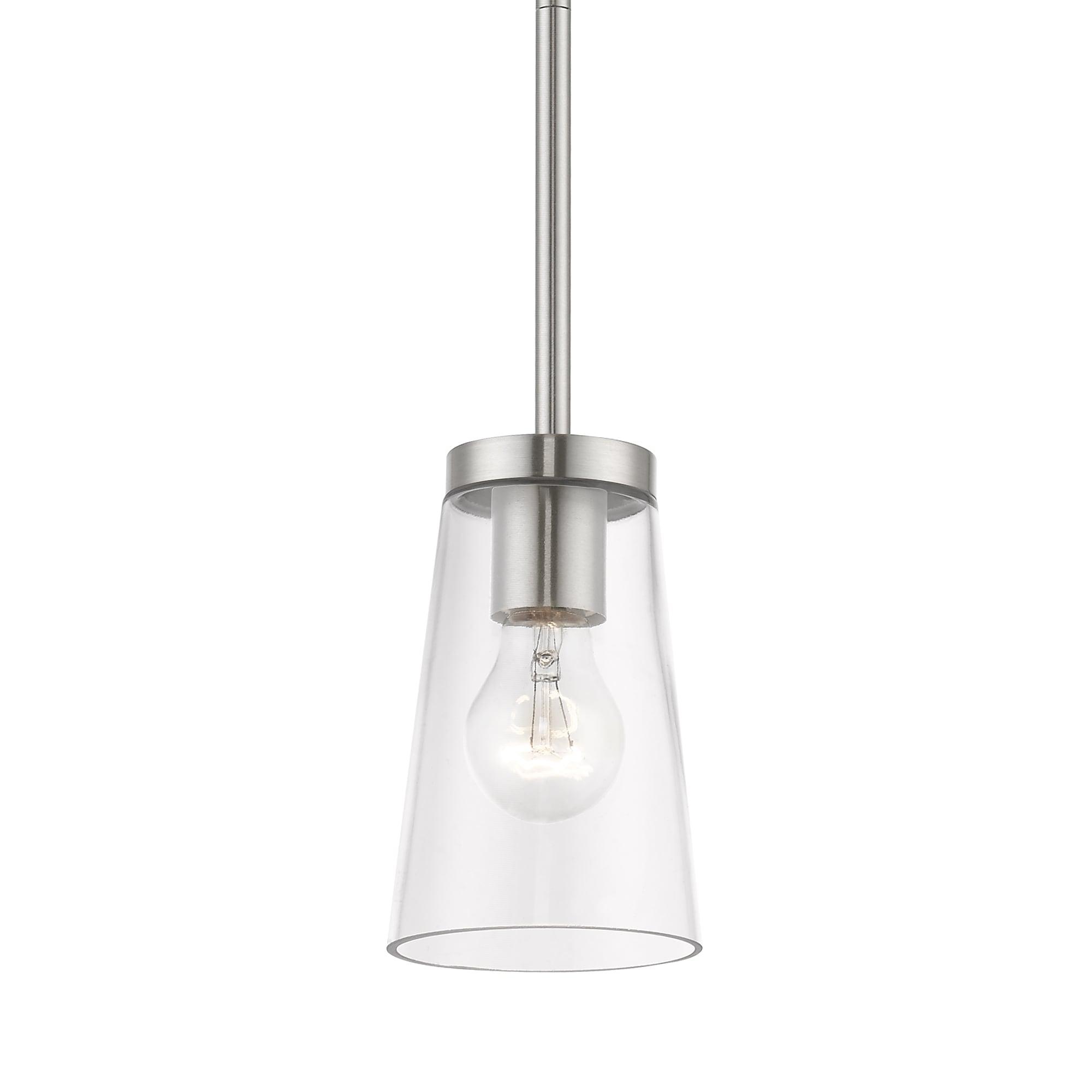 Livex Lighting Cityview 1 - Light Pendant in  Brushed Nickel