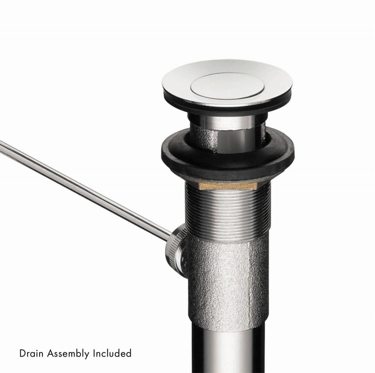 Hansgrohe Metropol Widespread Faucet 110 with Lever Handles and Drain Assembly, 1.2 GPM