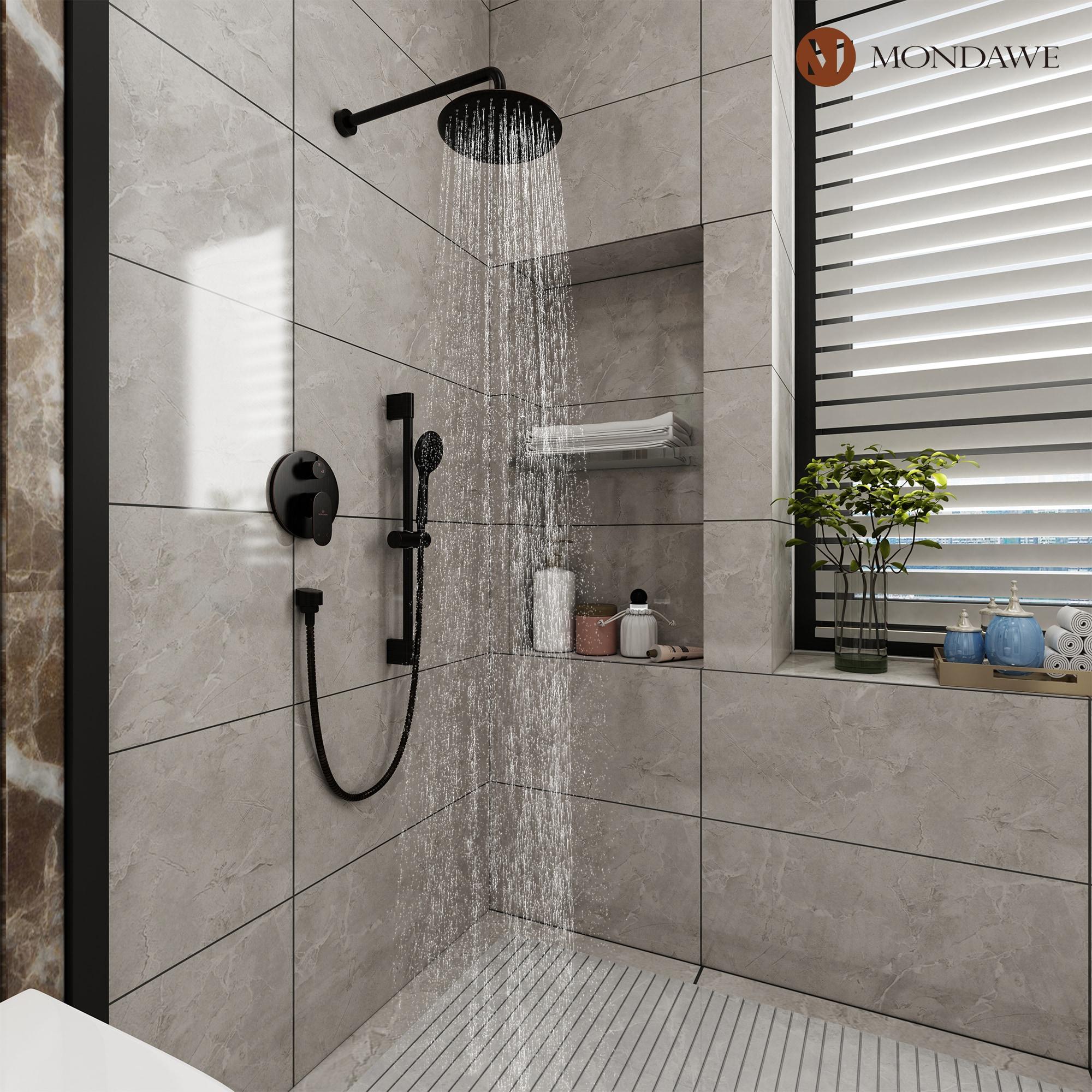 Calliope Wall Mounted 2-Function Retro Pressure-Balanced Shower System with 3 Setting Handheld