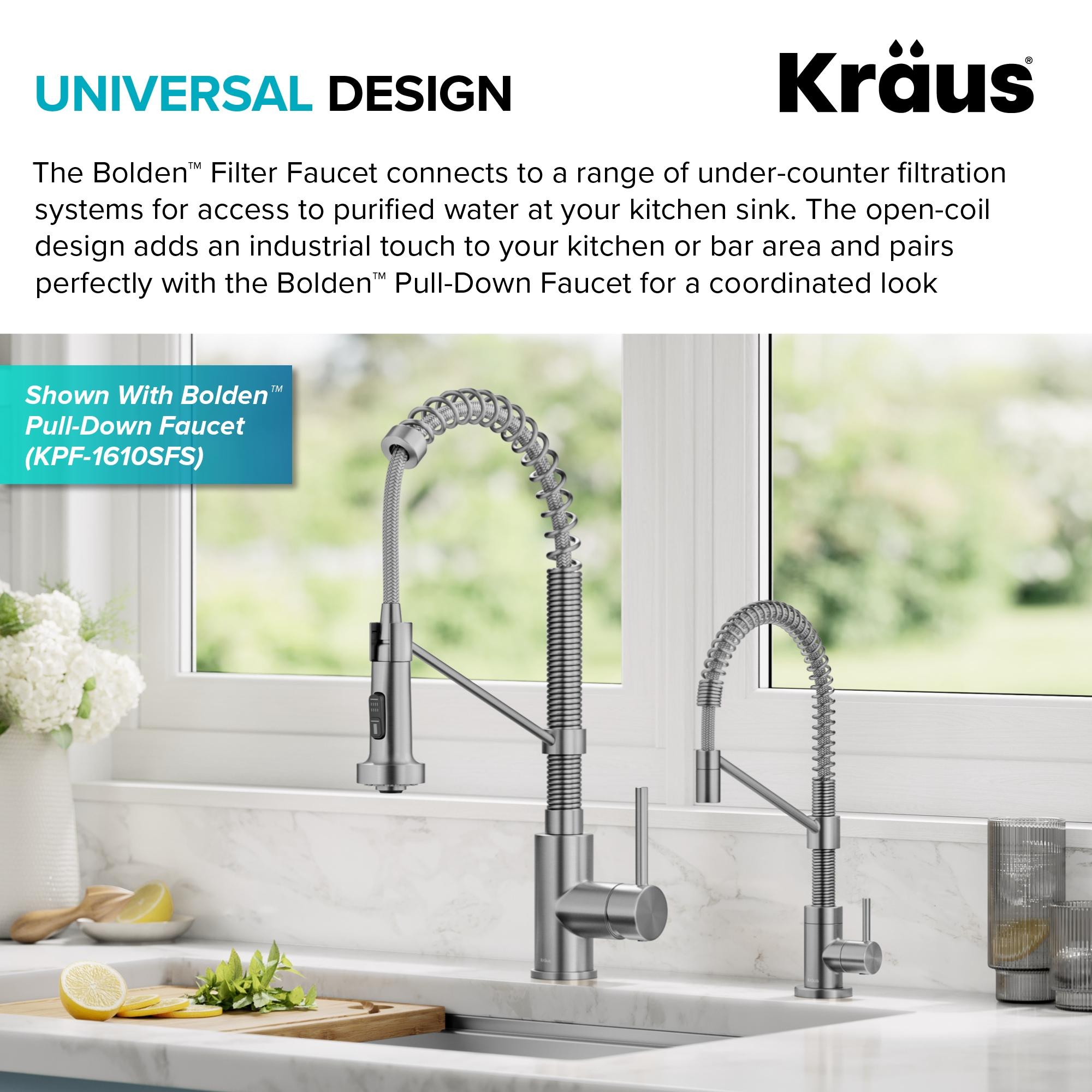 KRAUS Bolden Single Handle Drinking Water Filter Faucet for Reverse Osmosis or Water Filtration System