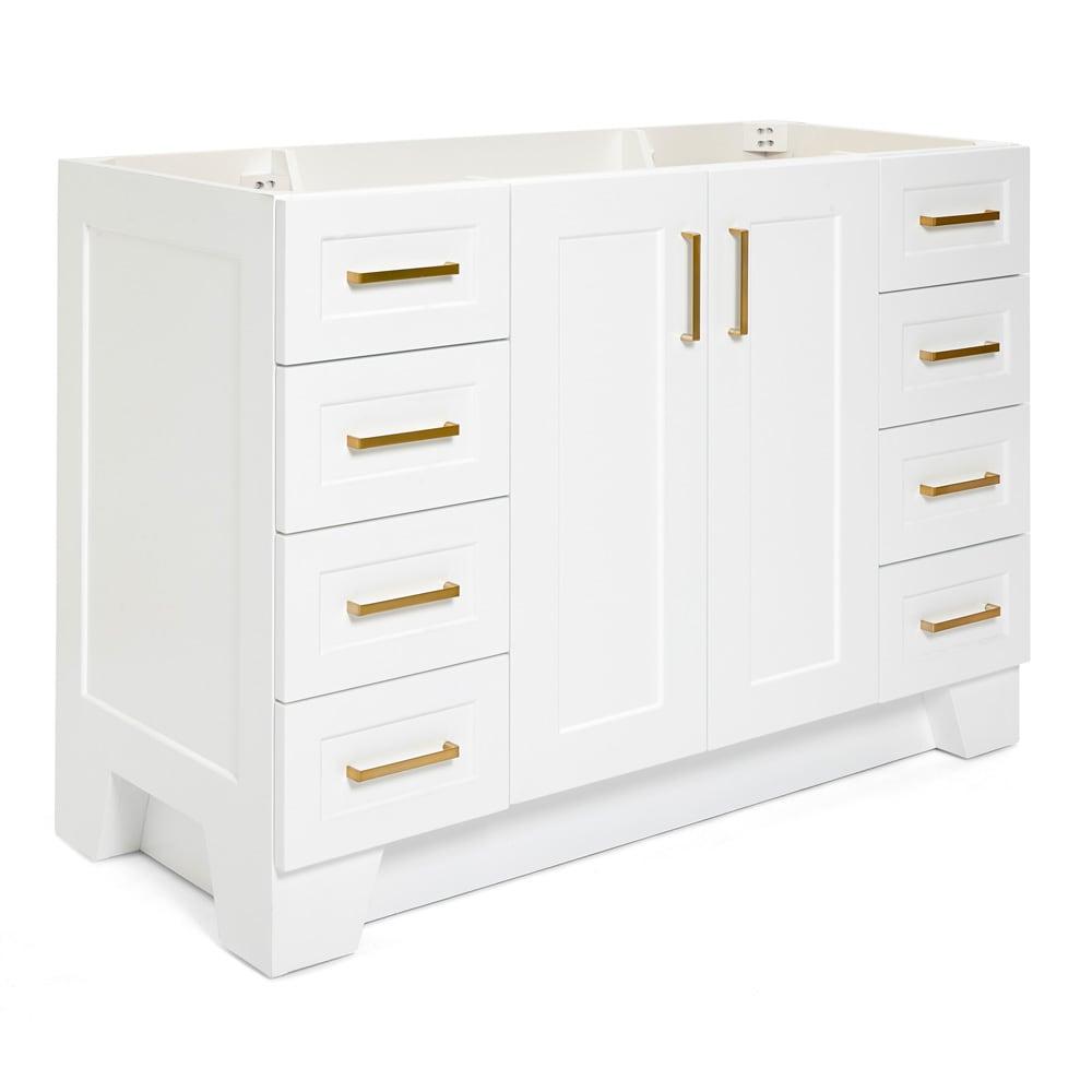 Ariel Q048s-Bc Taylor 48" Free Standing Hardwood Single Vanity Cabinet Only - White