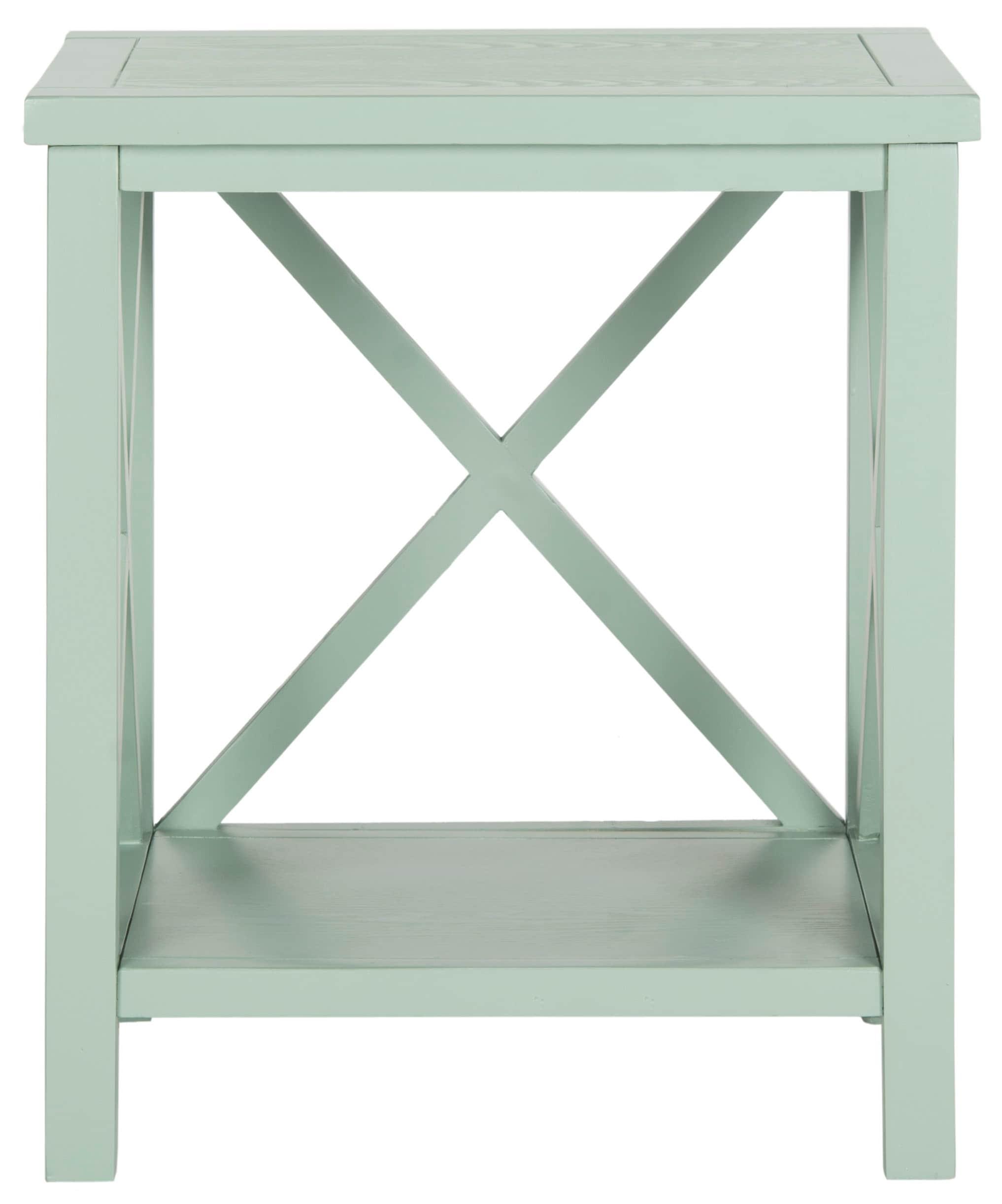 Candace End Table - Dusty Green - Safavieh.
