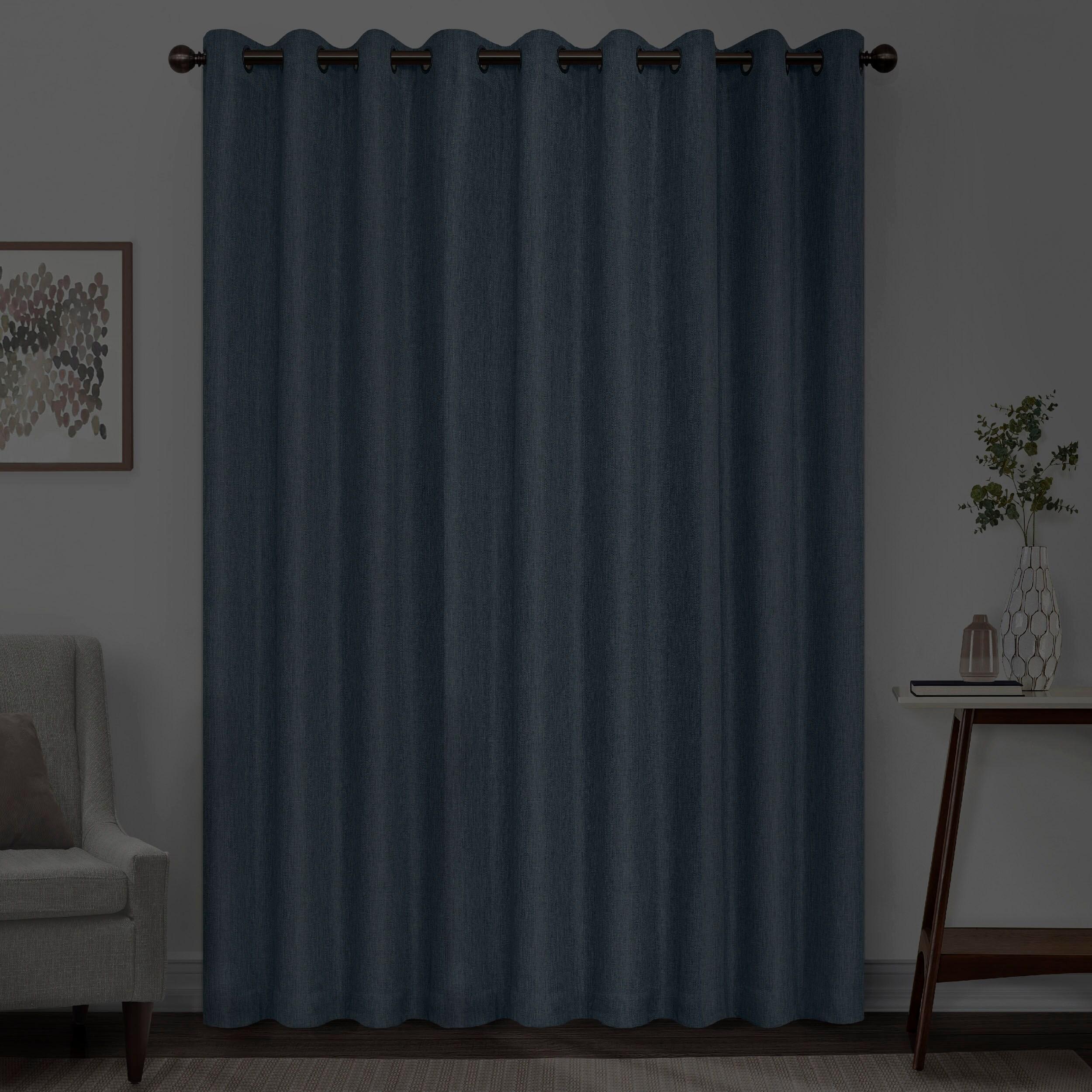 Eclipse Kira Herringbone Absolute Zero Blackout Window Panel