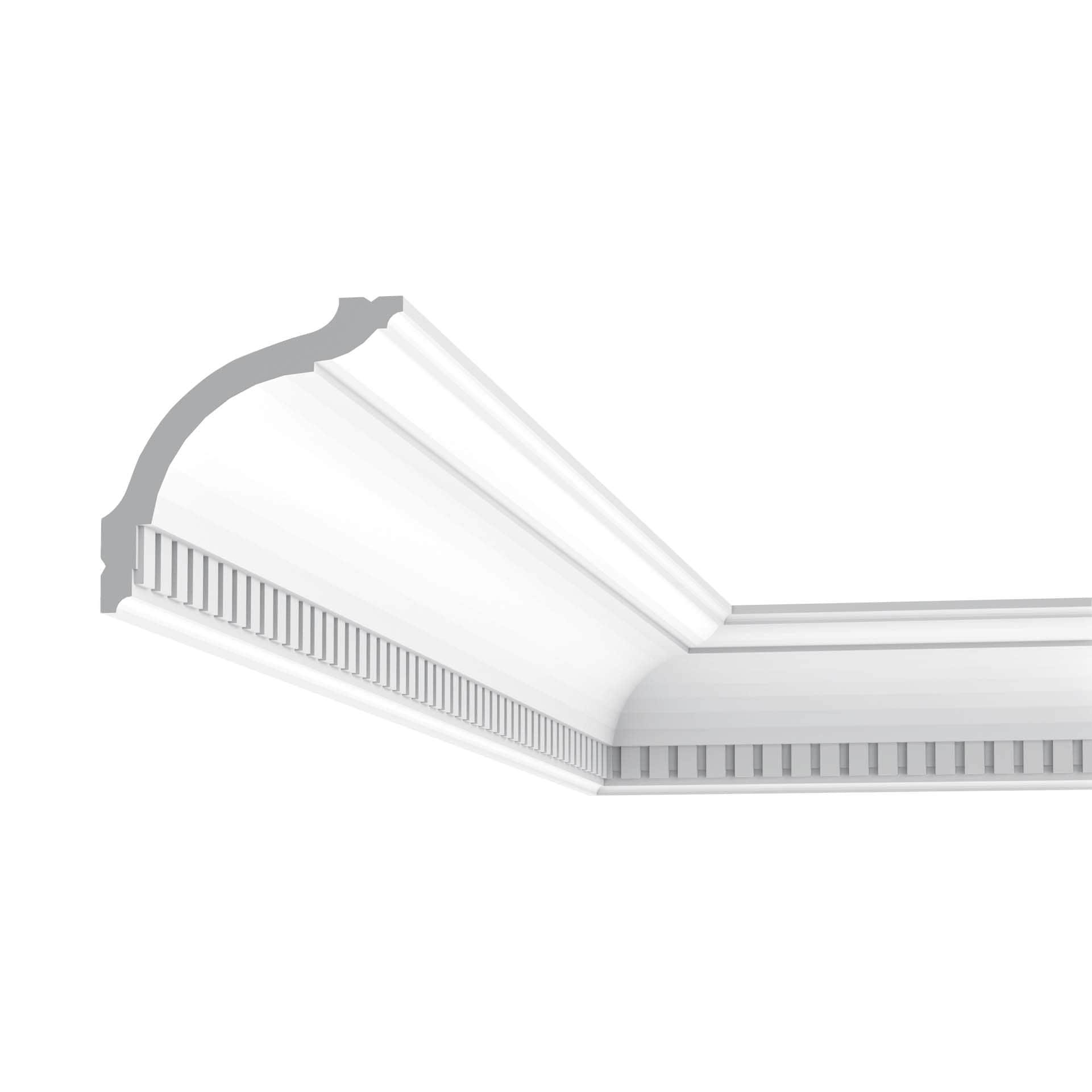 Orac Decor 3.75'' H x 78'' W x 3.75'' D Plastic Crown (Set of 10)