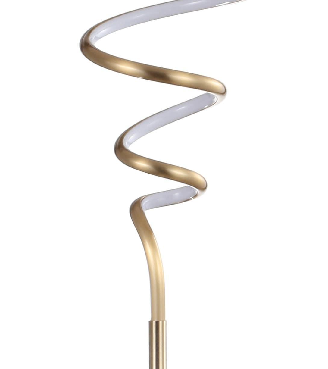 JONATHAN Y JYL7027B Scribble 60.5" Modern Dimmable Metal Integrated LED Floor Lamp Contemporary,Minimalist,Modern,Glam for Bedrooms, Living Room, Office, Reading, Gold