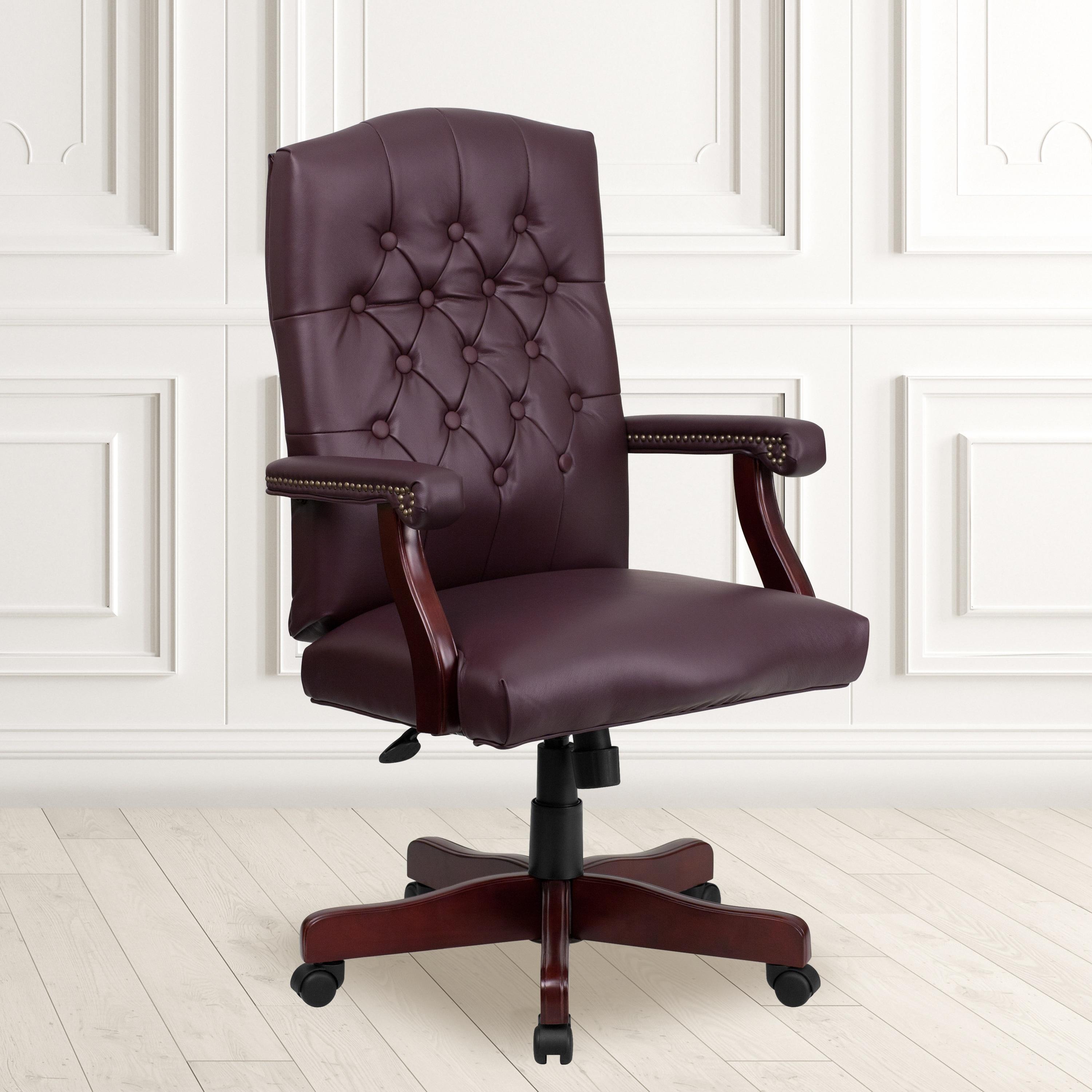Flash Furniture Executive Swivel Office Chair with Arms