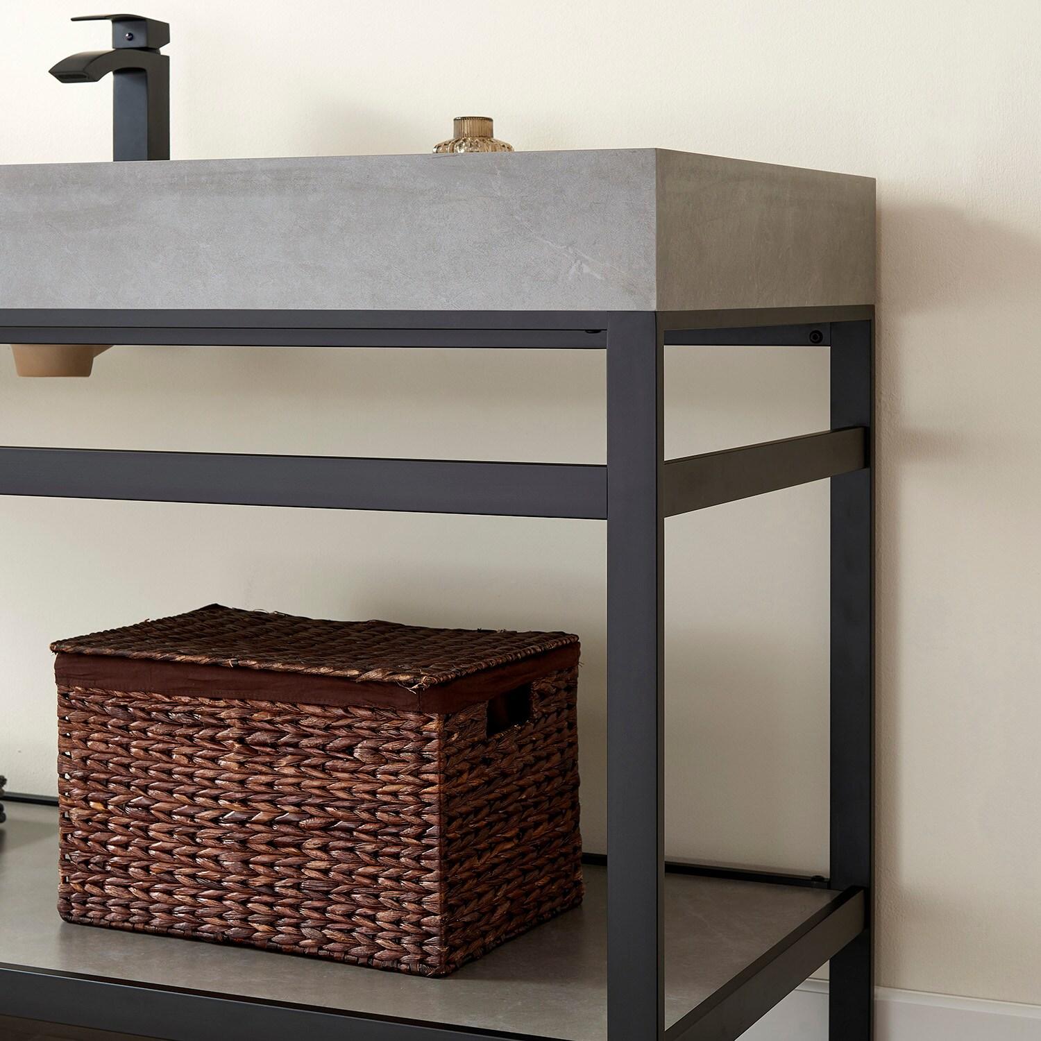 Vinnova 60'' Single Bathroom Vanity with Stone Top