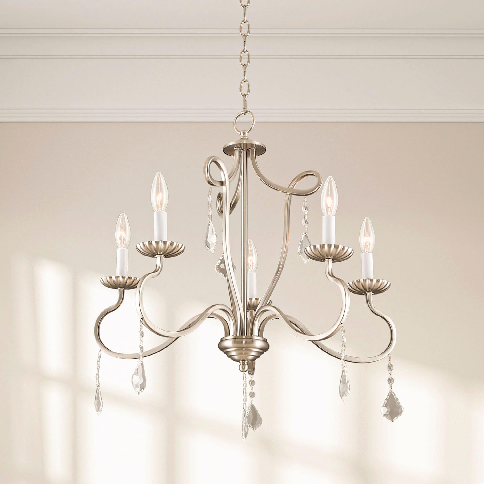 Livex Lighting Callisto 5 - Light Chandelier in  Brushed Nickel