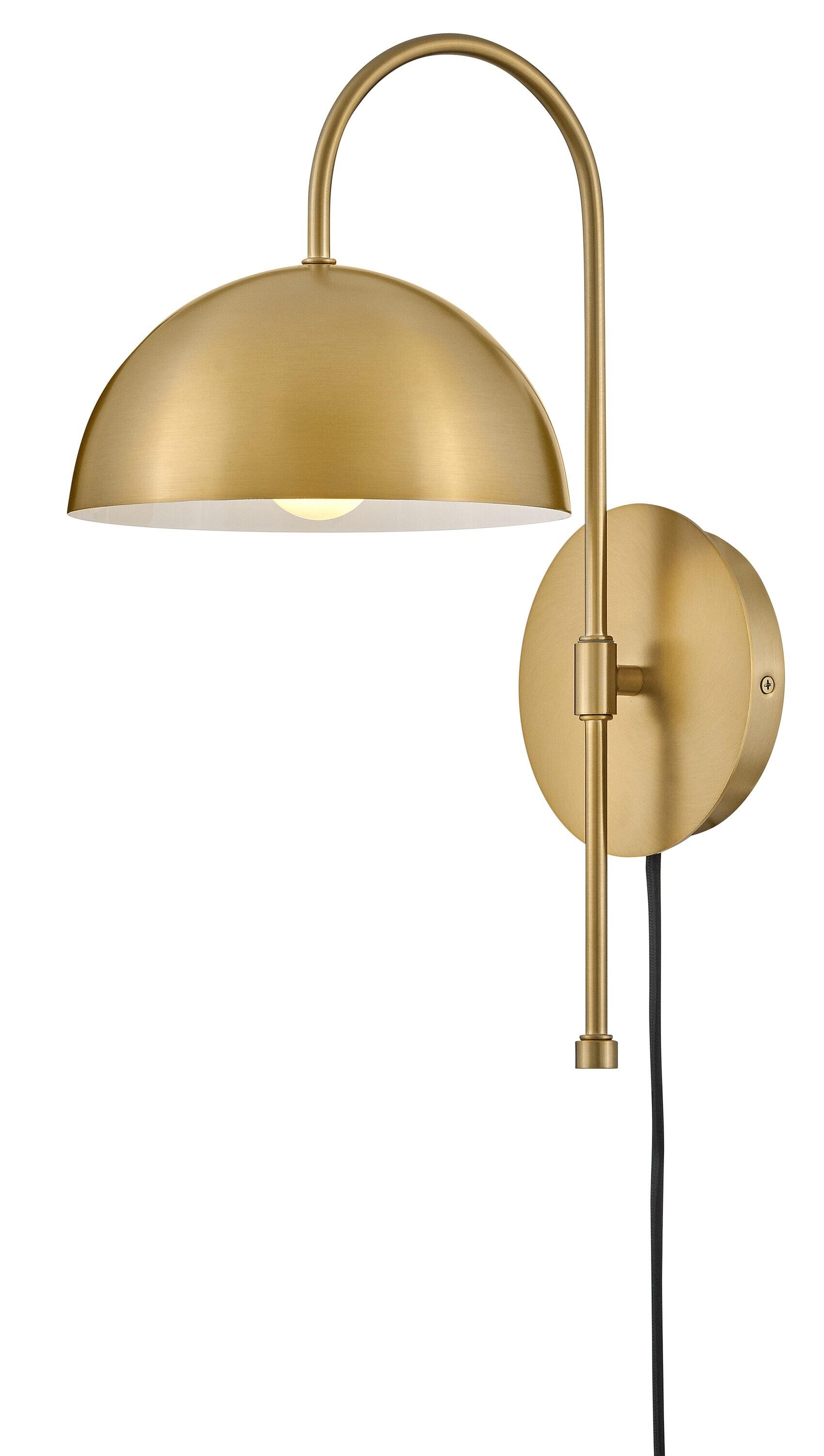 Lark Lou 1 - Light Sconce in  Lacquered Brass