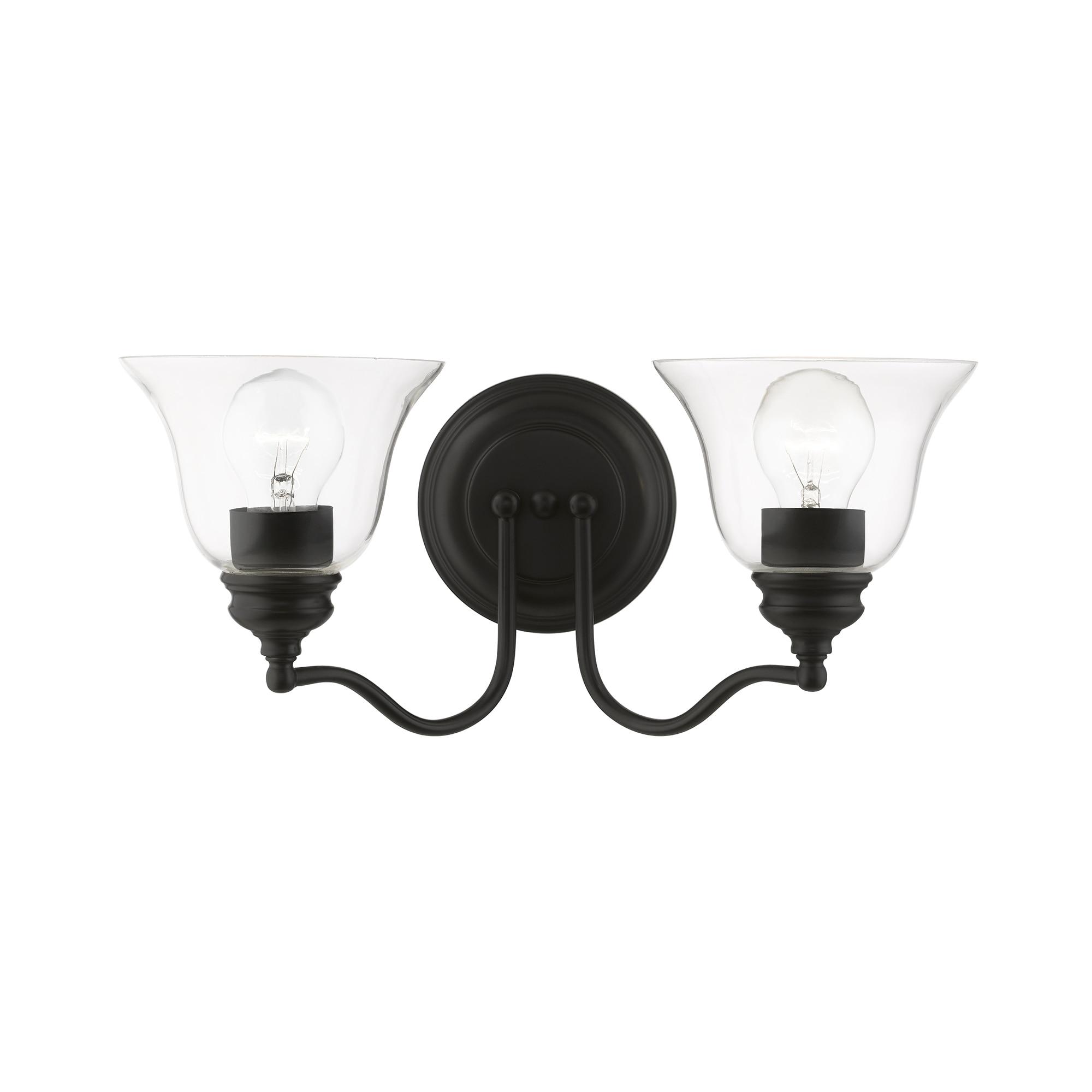 Livex Lighting Moreland 2 - Light Vanity in  Black