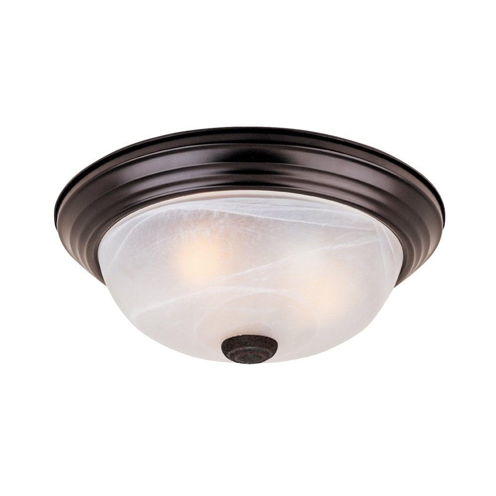 Obeten The 2-Light Flush Mount Ceiling Light, 11 Inch Lighting Fixture for Kitchen, Bedroom, Bathroom