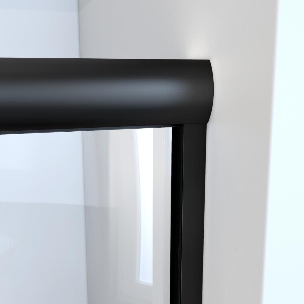 Leter 56" W x 57" H Bypass Semi-Frameless Tub Door