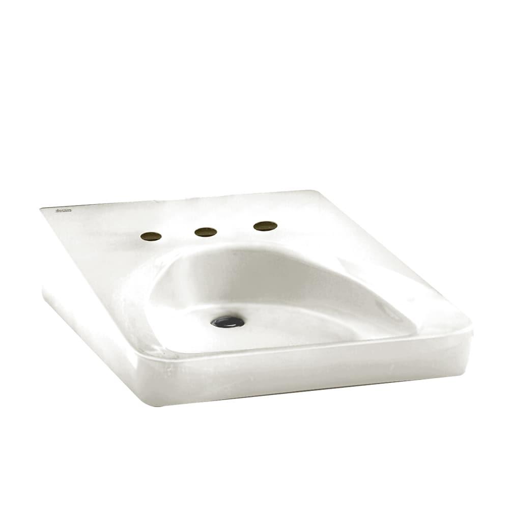 American Standard Wheelchair 20'' Vitreous China Rectangular Bathroom Sink with Overflow