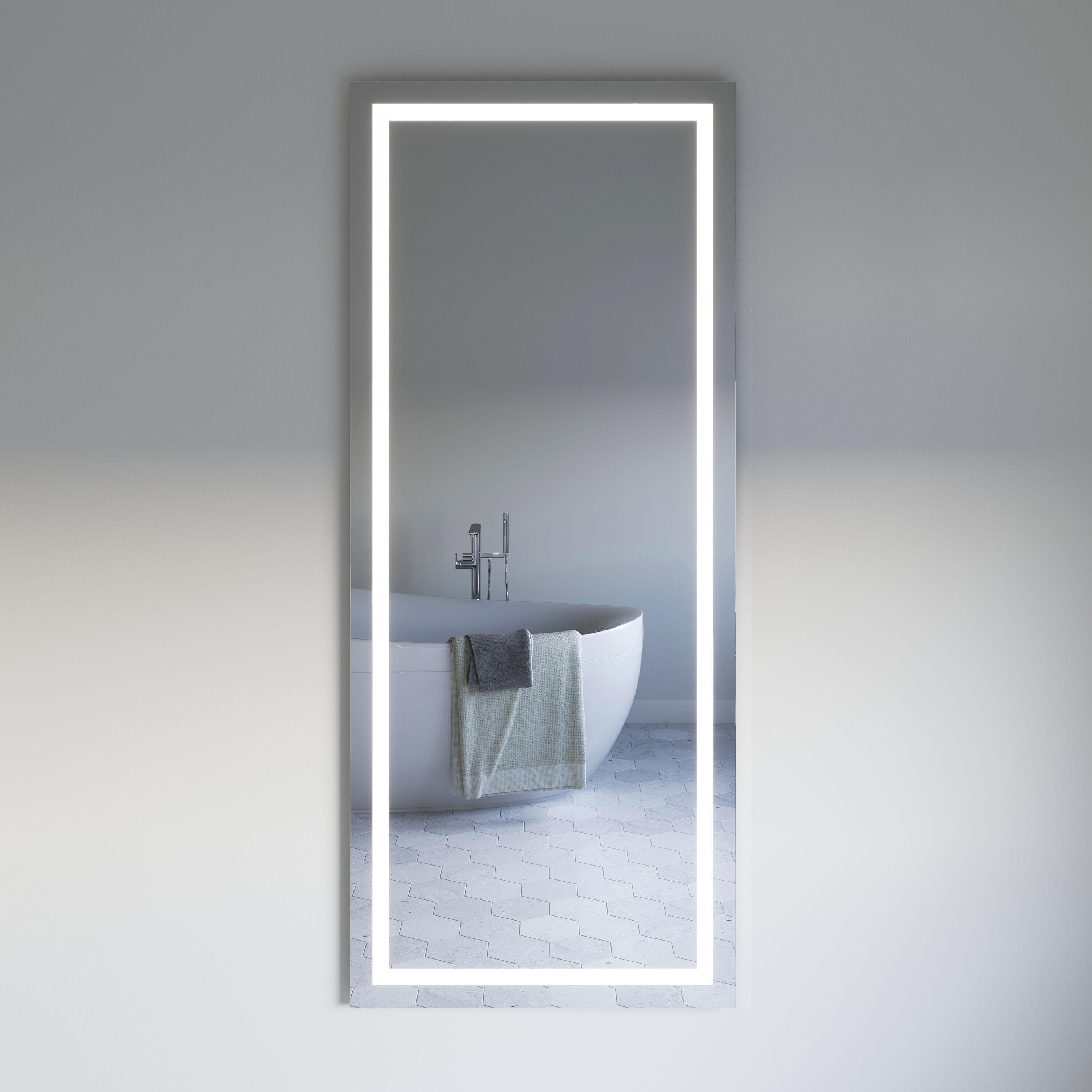 Santo Flat LED Wall Mirror