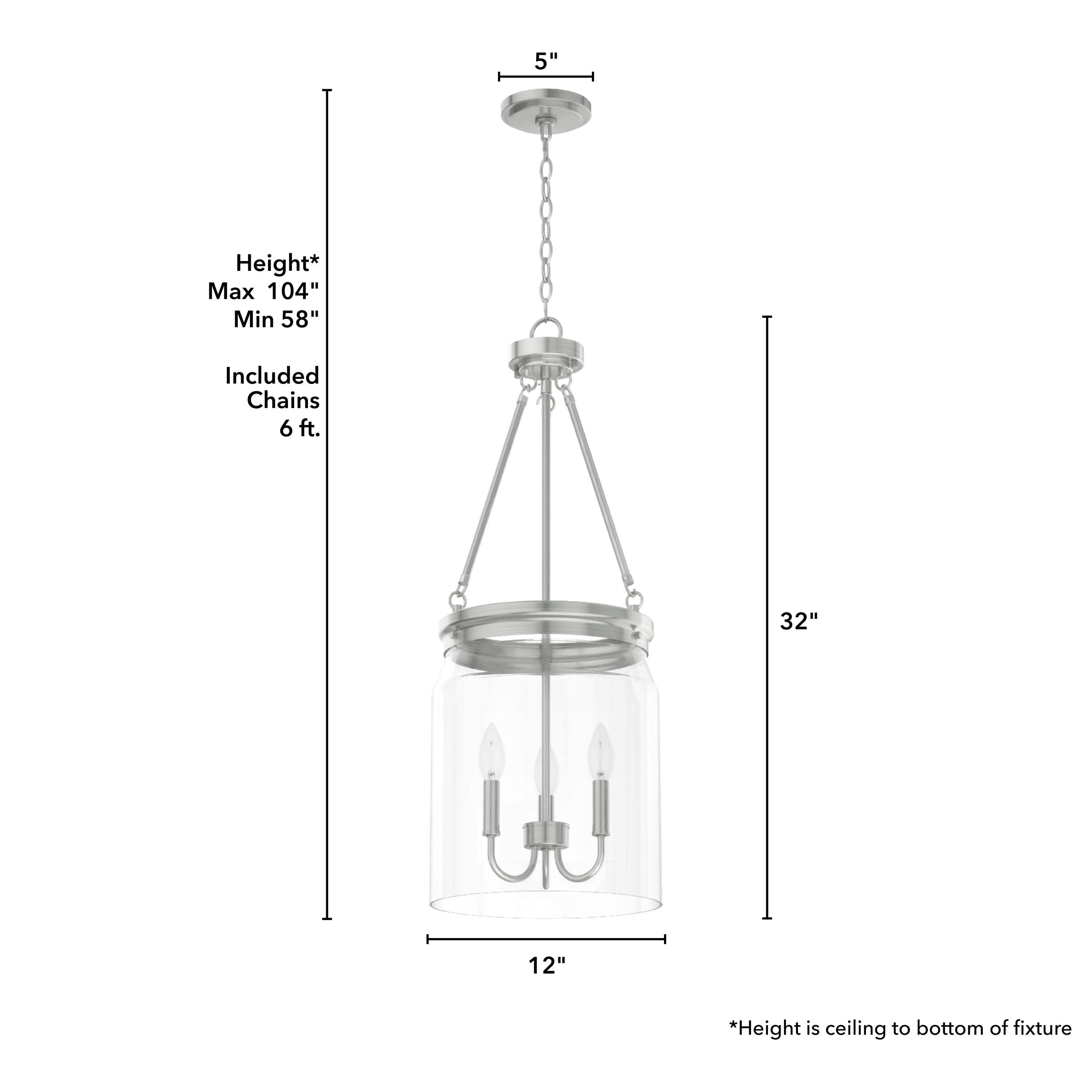 Devon Park 3 - Light Cylinder Pendant