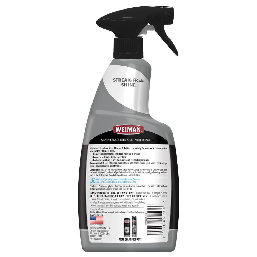 Weiman Stainless Steel Cleaner and Polish Trigger - 22 fl oz