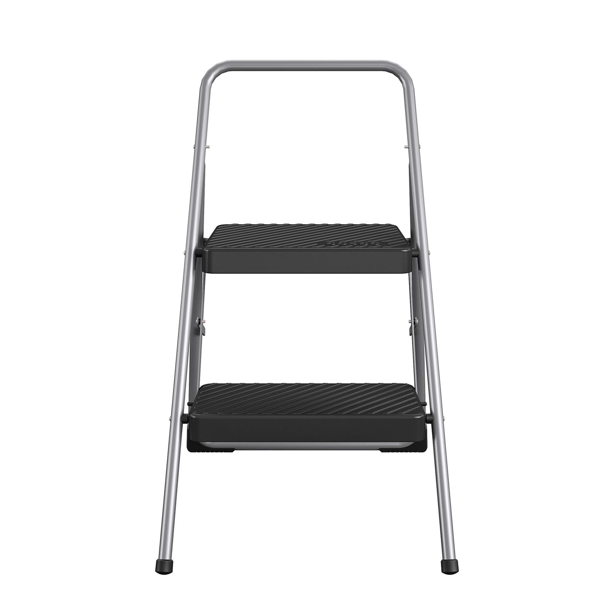 2-Step Steel Lightweight Folding Step Stool