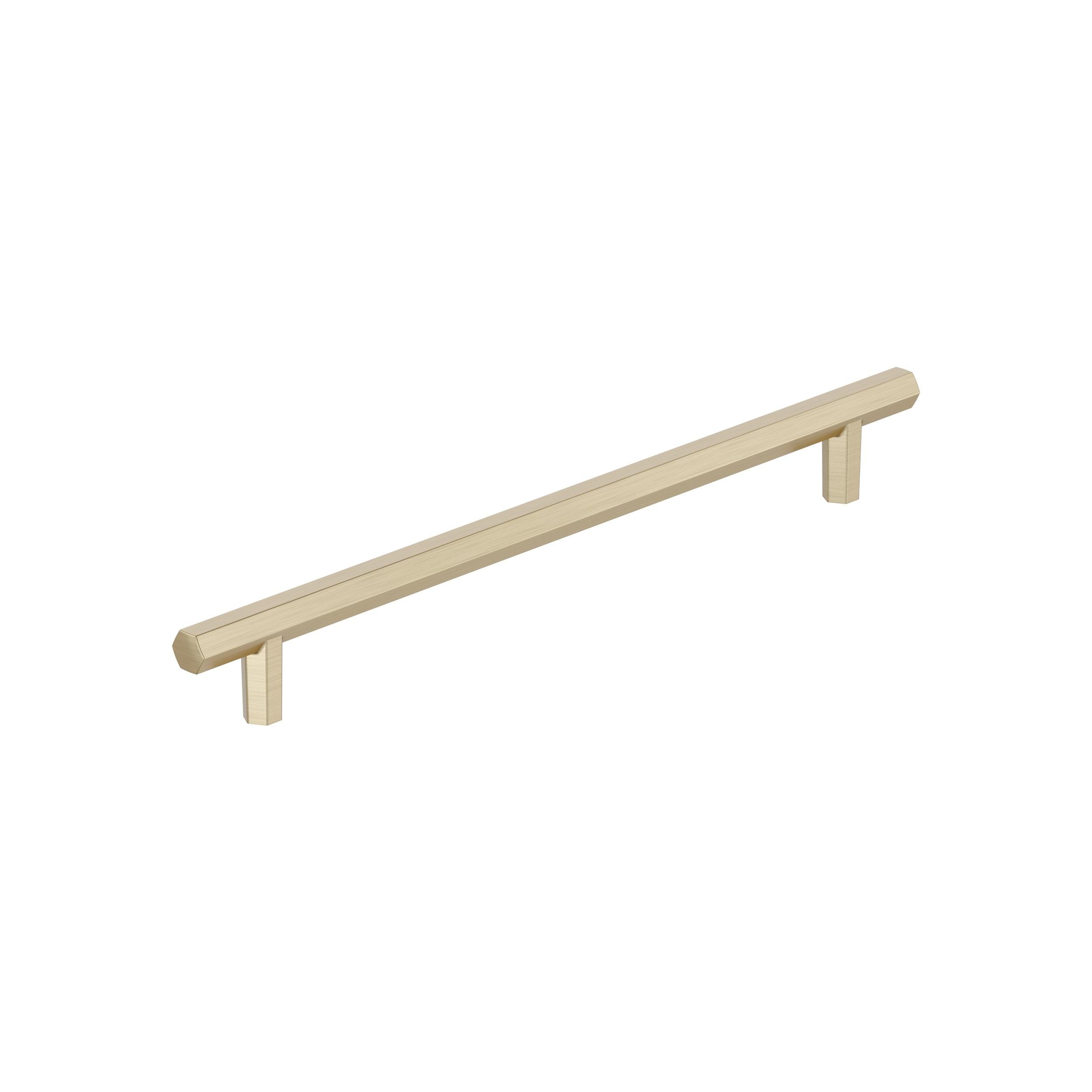 Amerock Caliber 8-13/16 inch (224mm) Center-to-Center Golden Champagne Cabinet Pull