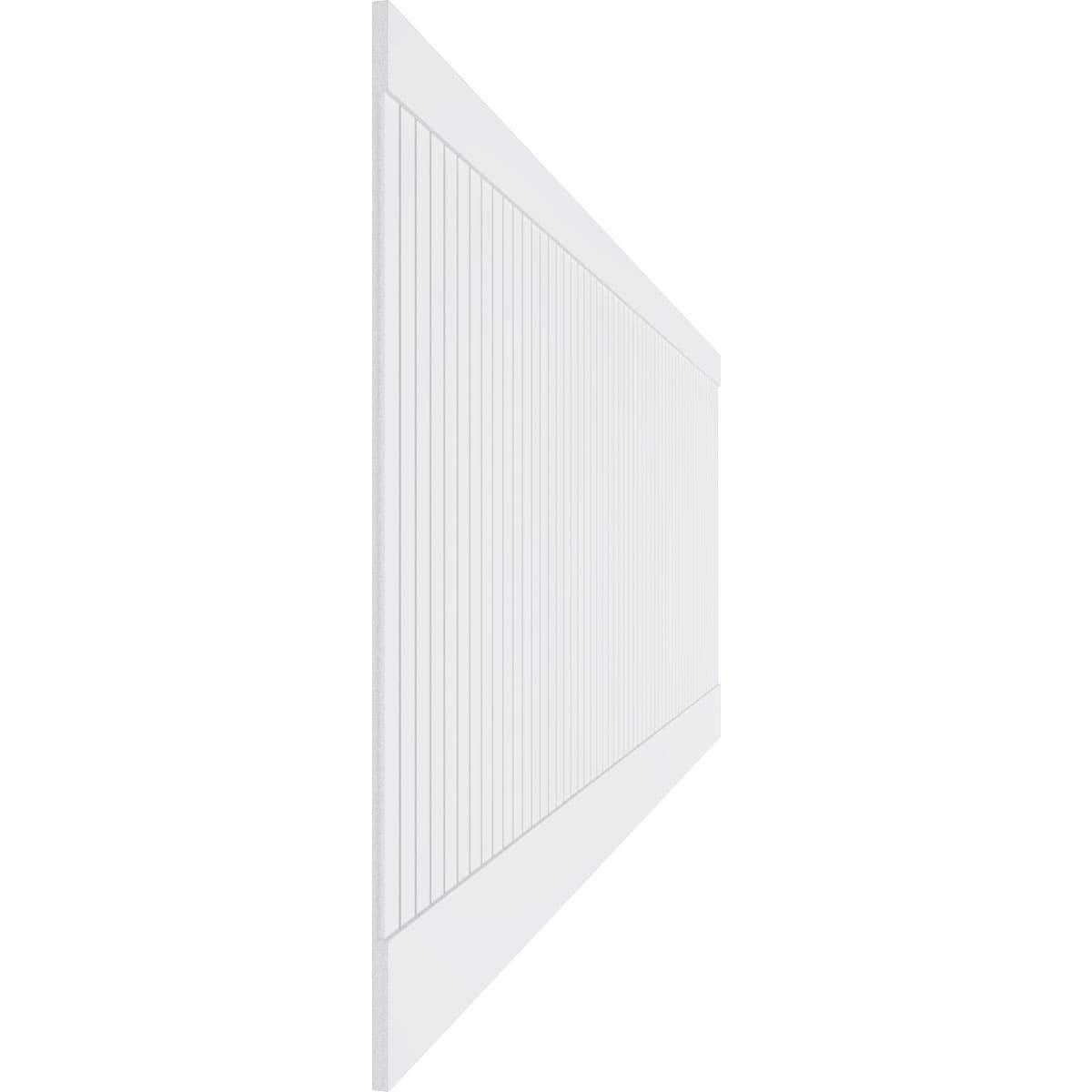 H 94.5'' W x 0.625'' D Plastic Wainscot Paneling Kit