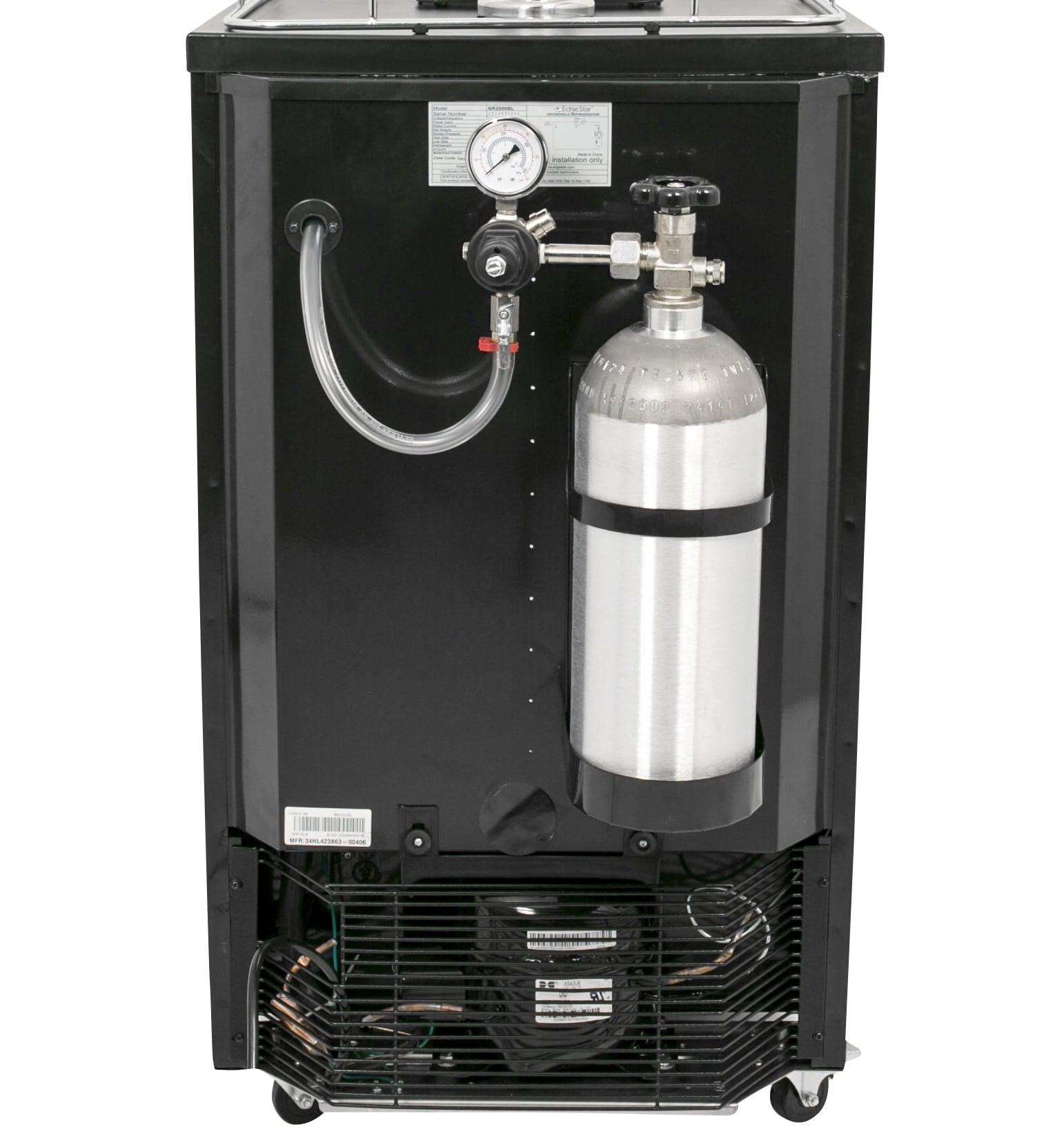 EdgeStar EdgeStar 4.9 Cubic Feet Single Tap Freestanding Kegerator with Adjustable Temperature