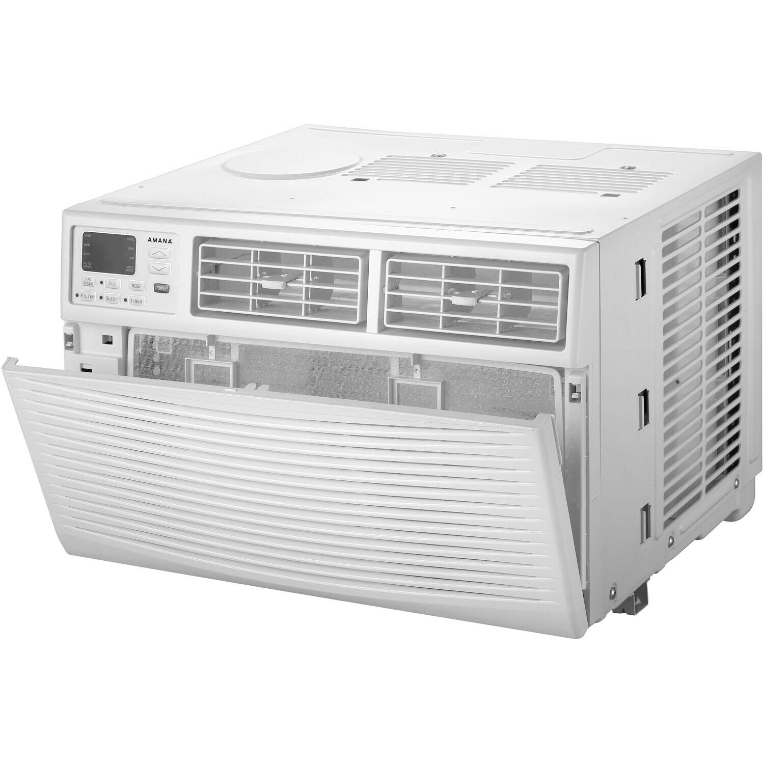 Amana 10,000 BTU Window Air Conditioner, 115V, Cools Rooms up to 450 Sq. Ft., White
