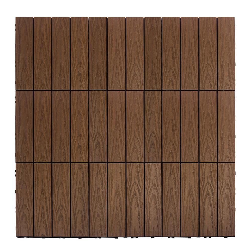 UltraShield Naturale Composite 12" x 12" Interlocking Deck Tile