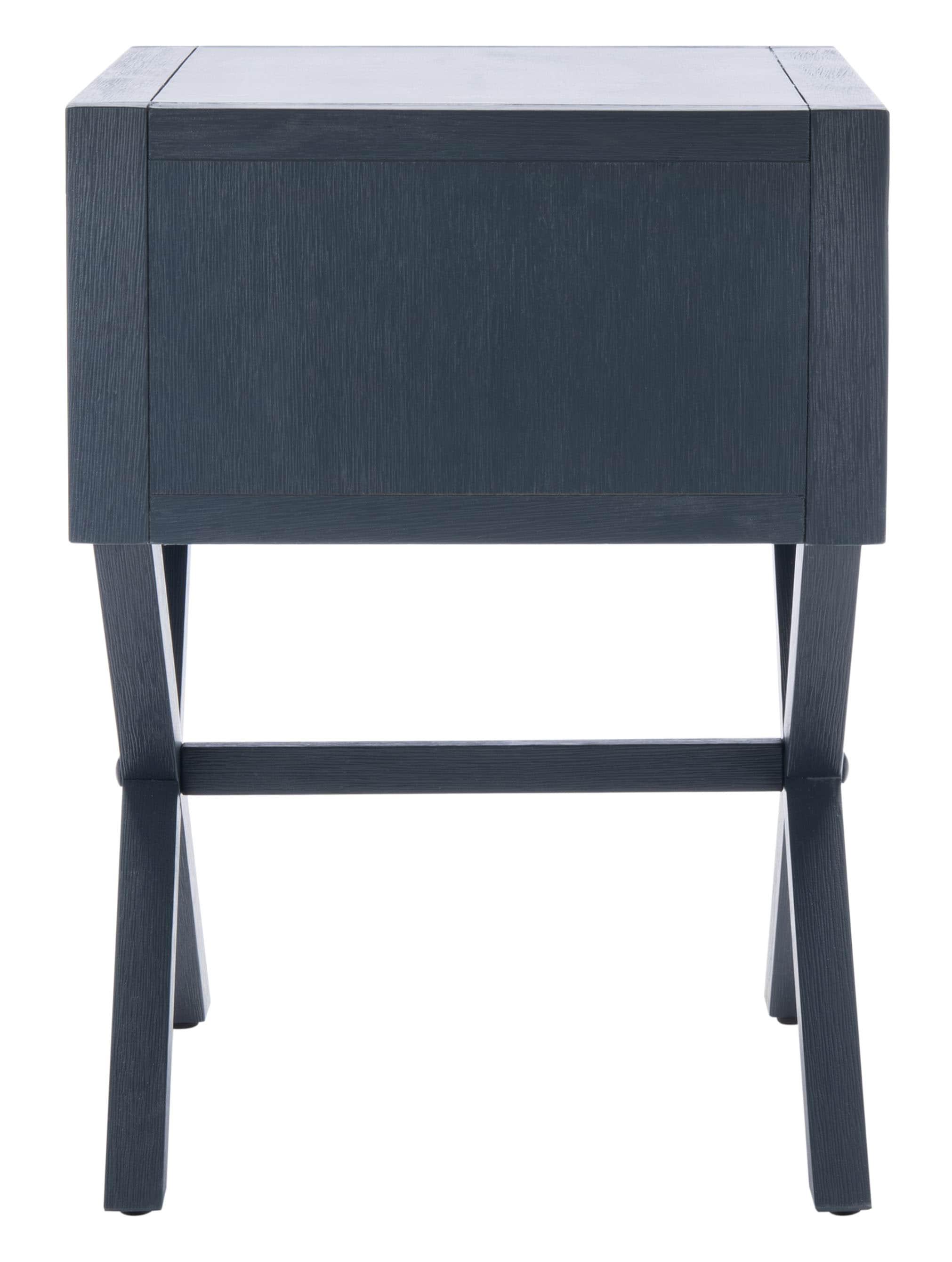 Odilia 1 Drawer Nightstand - Navy - Safavieh.