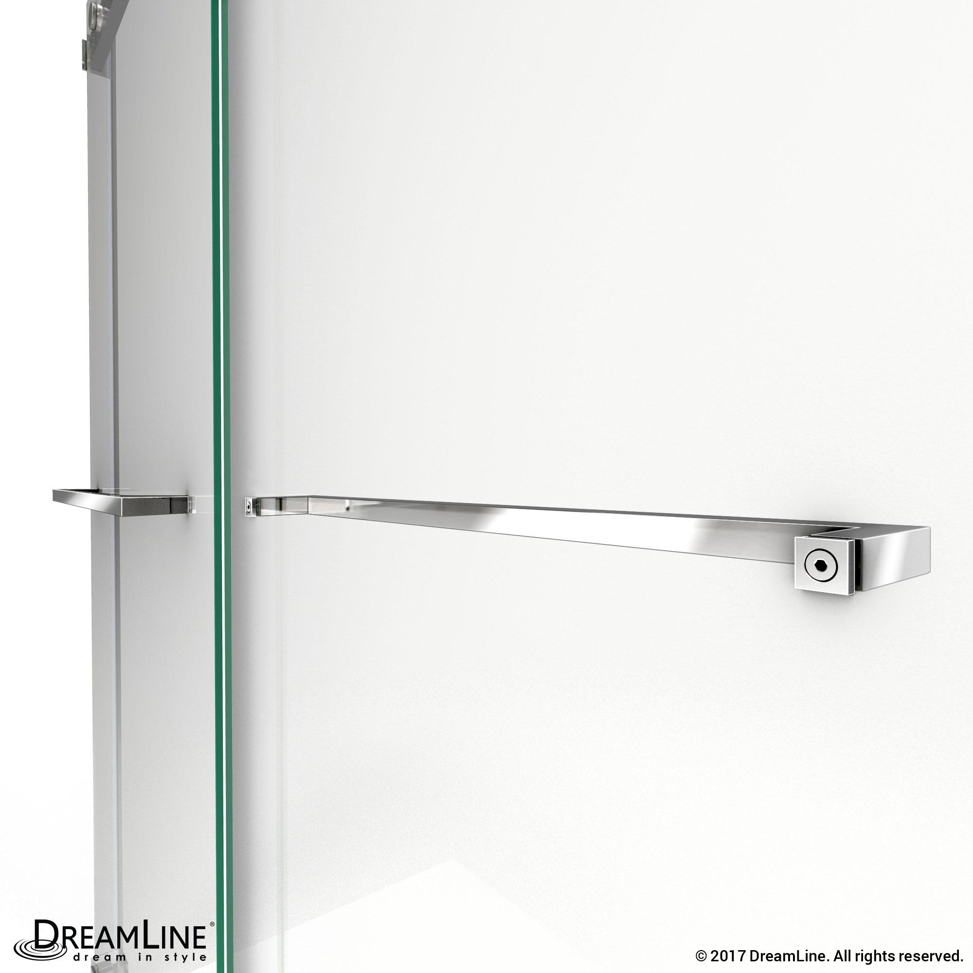 Essence 44" W x 76" H Frameless with ClearMax Technology Shower Door