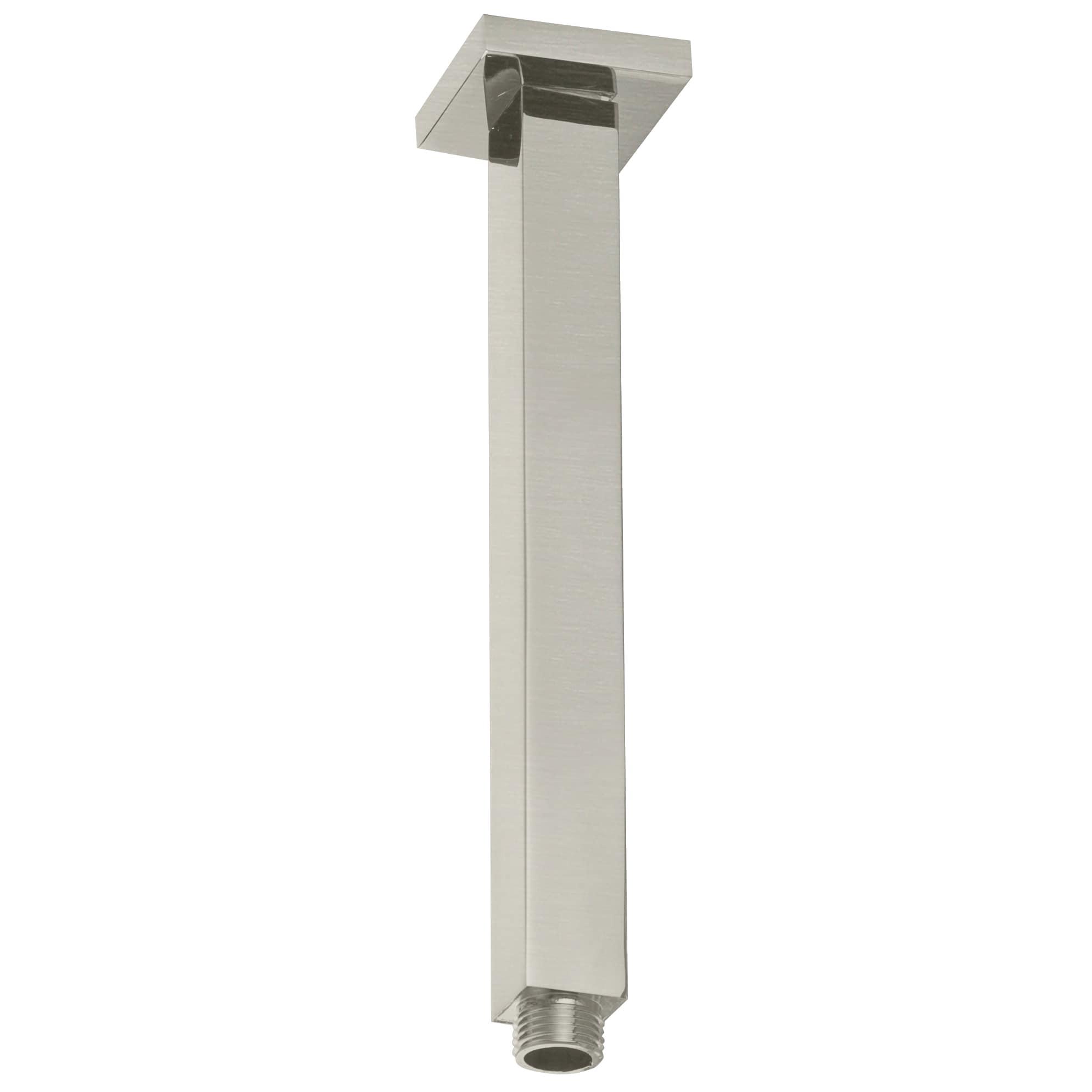 Satin Nickel Ceiling Mounted Square Shower Arm
