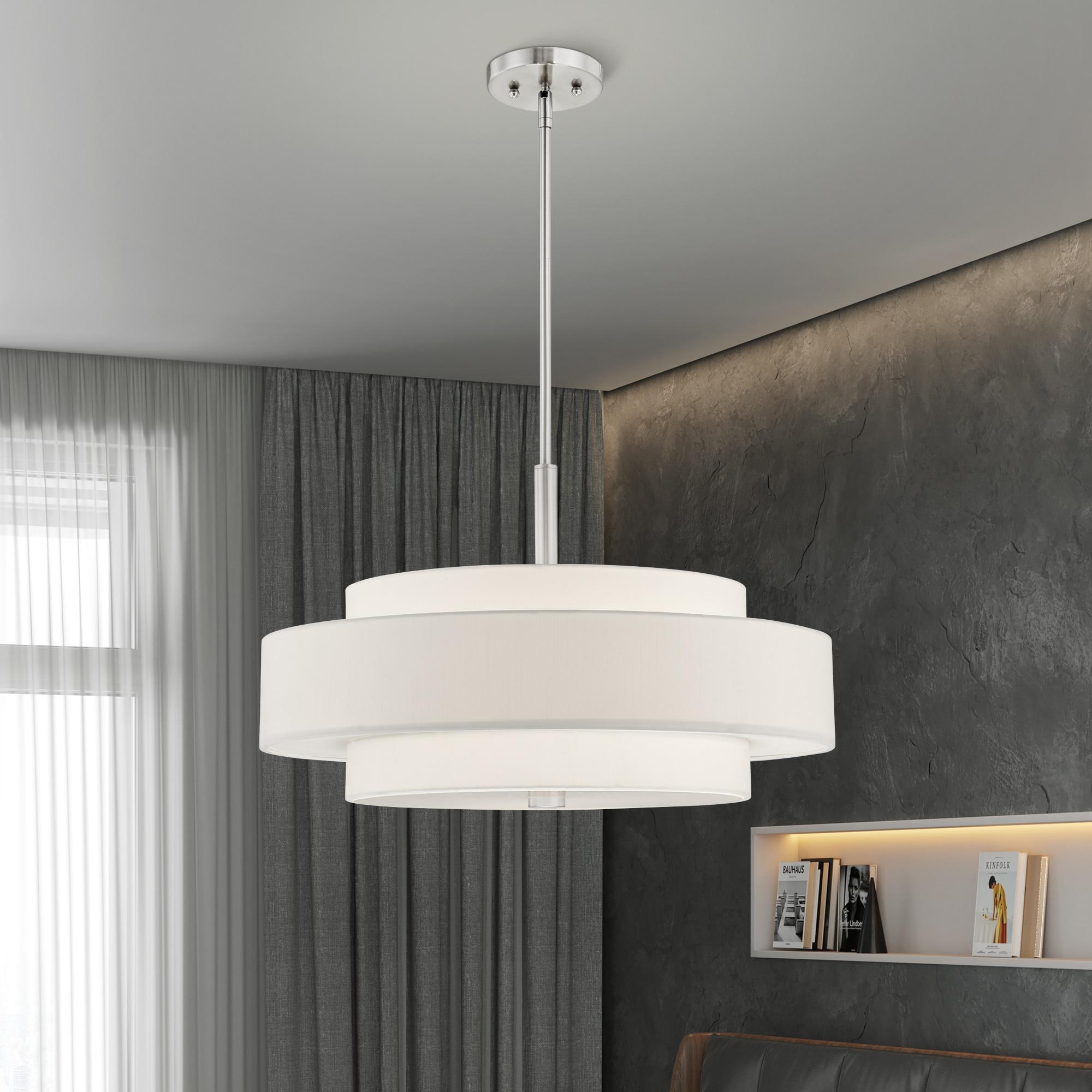 Livex Lighting Meridian 5 - Light Pendant in  Brushed Nickel