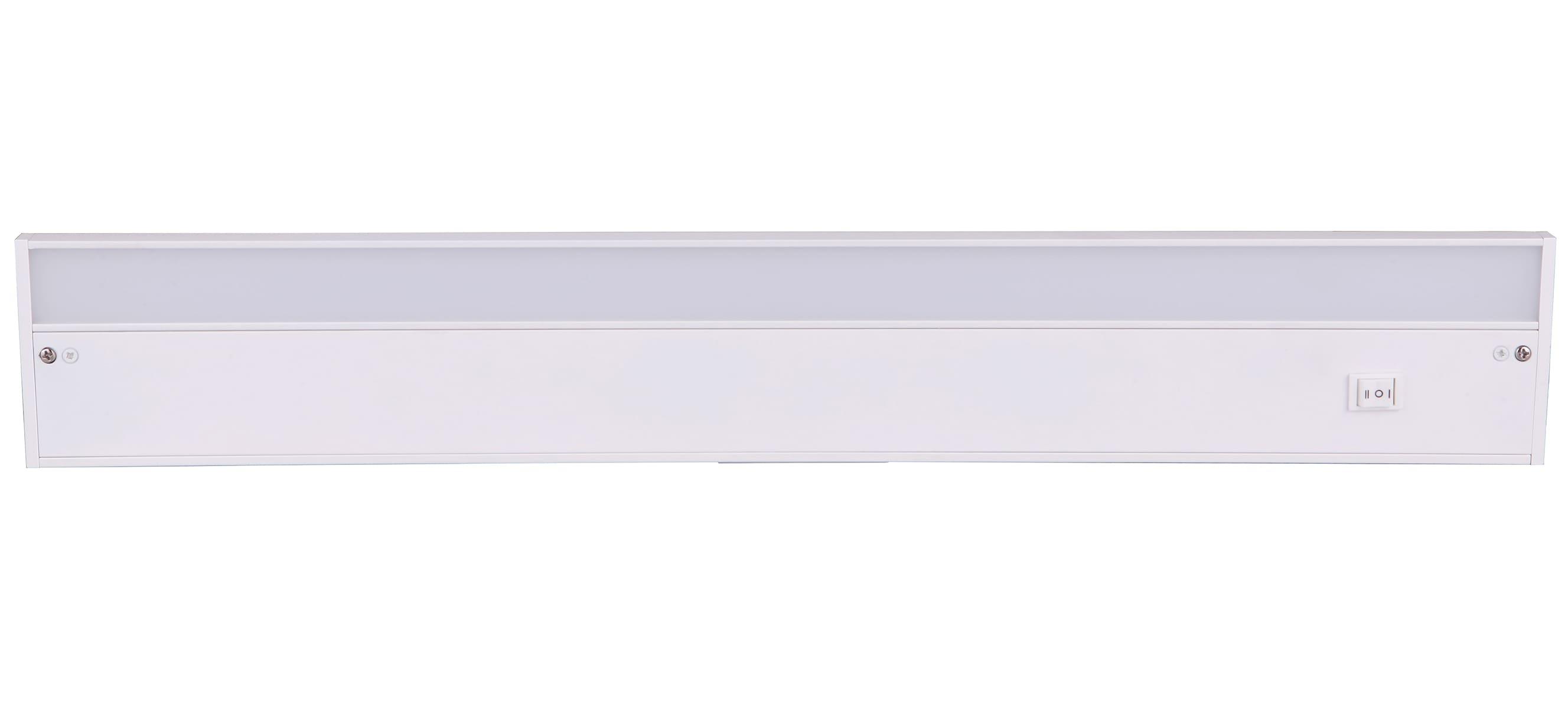 24" White Aluminum LED Undercabinet Light Bar