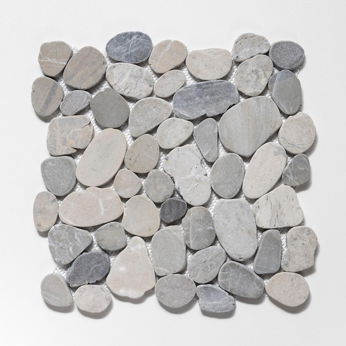 Sliced Pebble Mosaic Wall & Floor Tile
