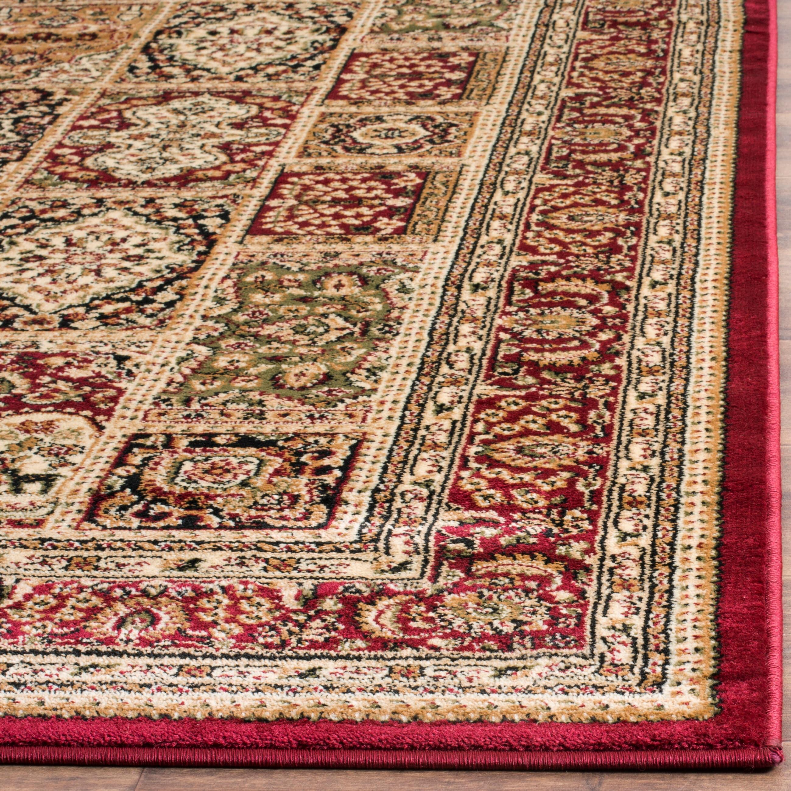 Lyndhurst LNH217 Power Loomed Area Rug - Multi/Red - 6'x9' - Safavieh.
