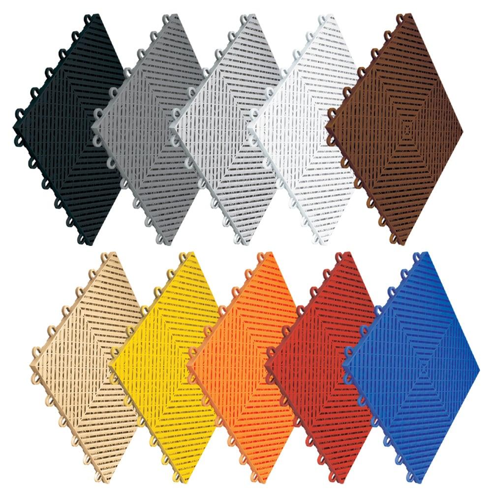 Swisstrax Ribtrax Swisstrax 12'' W x 12'' L Garage Flooring Tiles