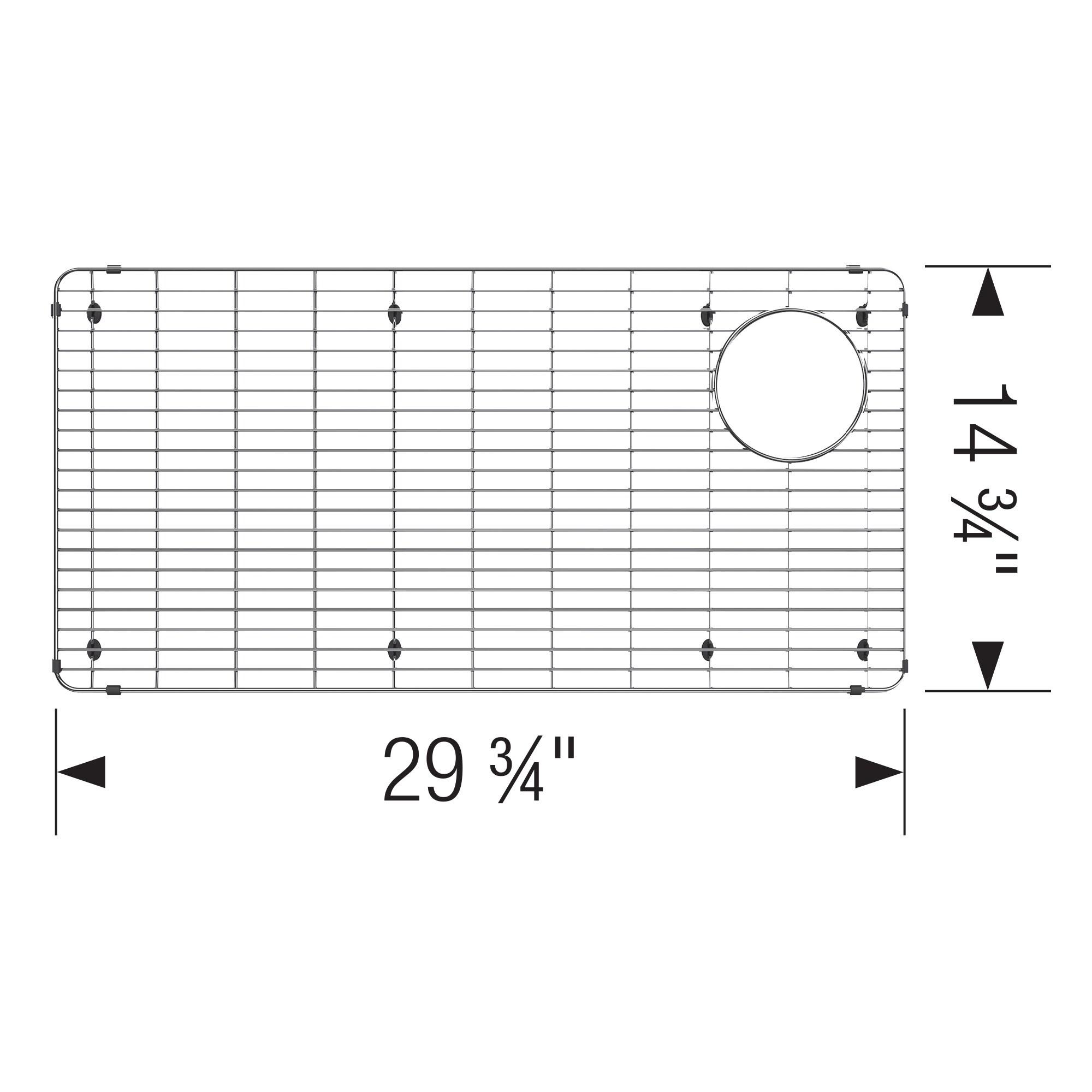 Blanco 33" Stainless Steel Kitchen Sink Grid