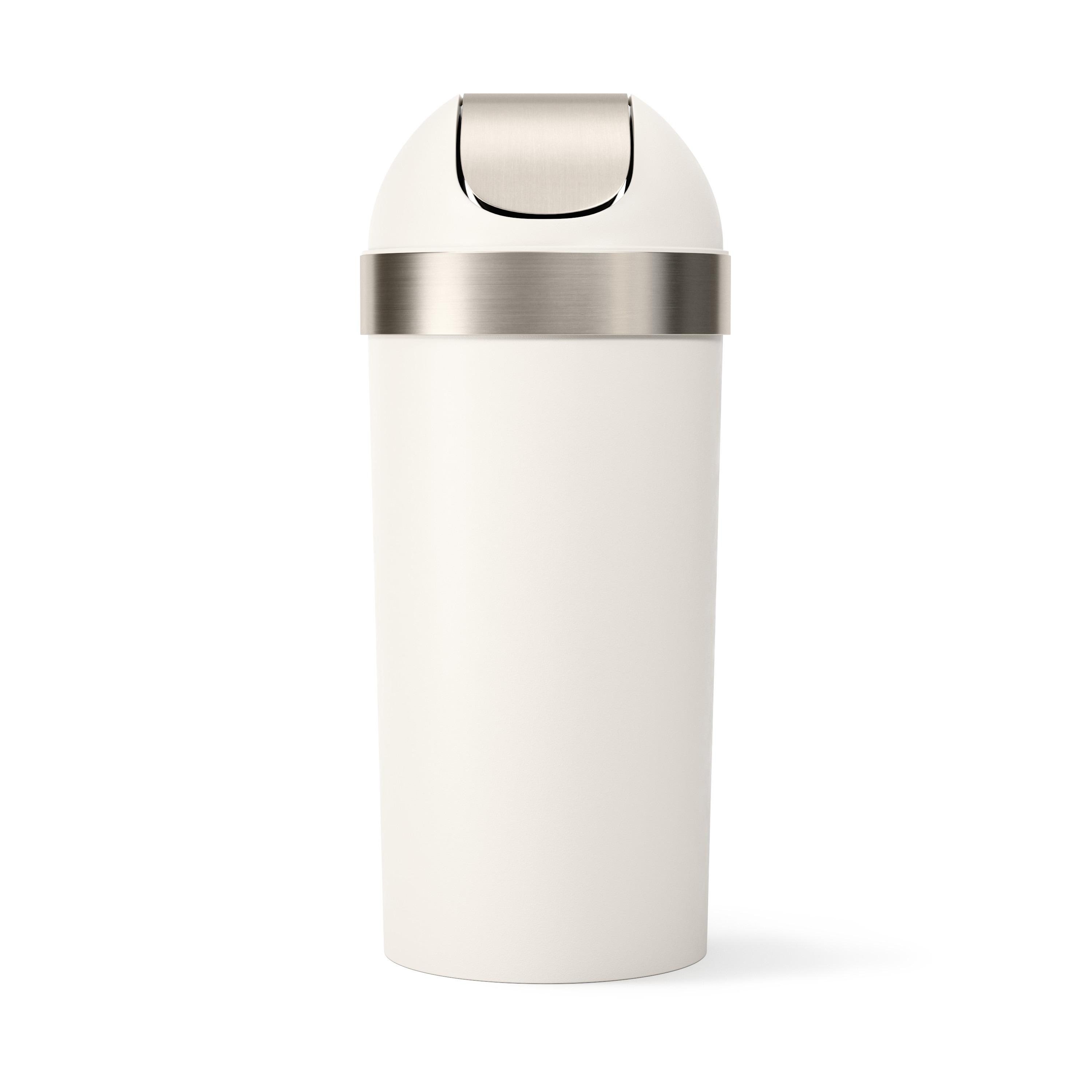 Umbra Venti Plastic Swing Top Trash Can - 16 Gallons