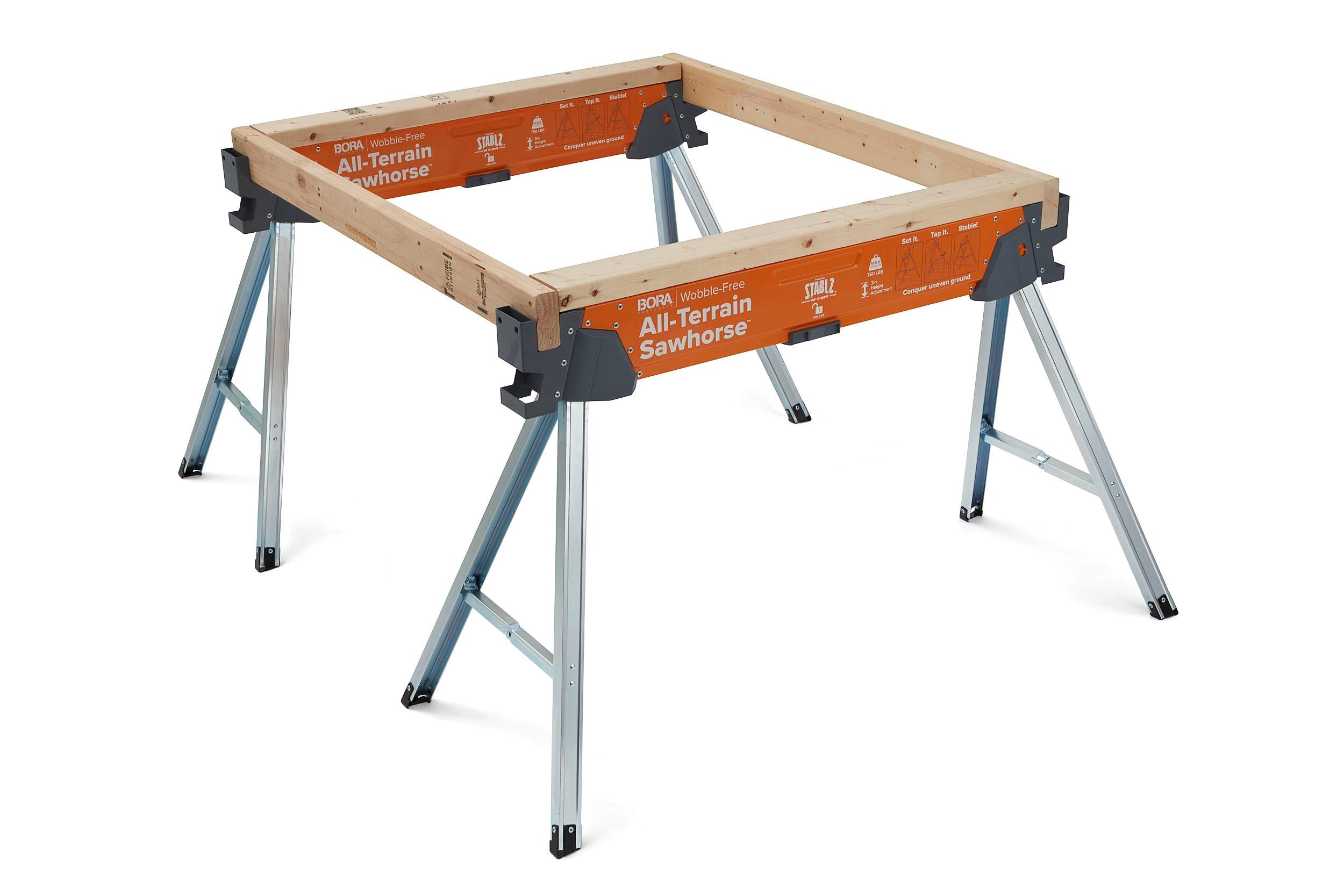 31.5 in. H Steel All Terrain Sawhorse (2-Pack)