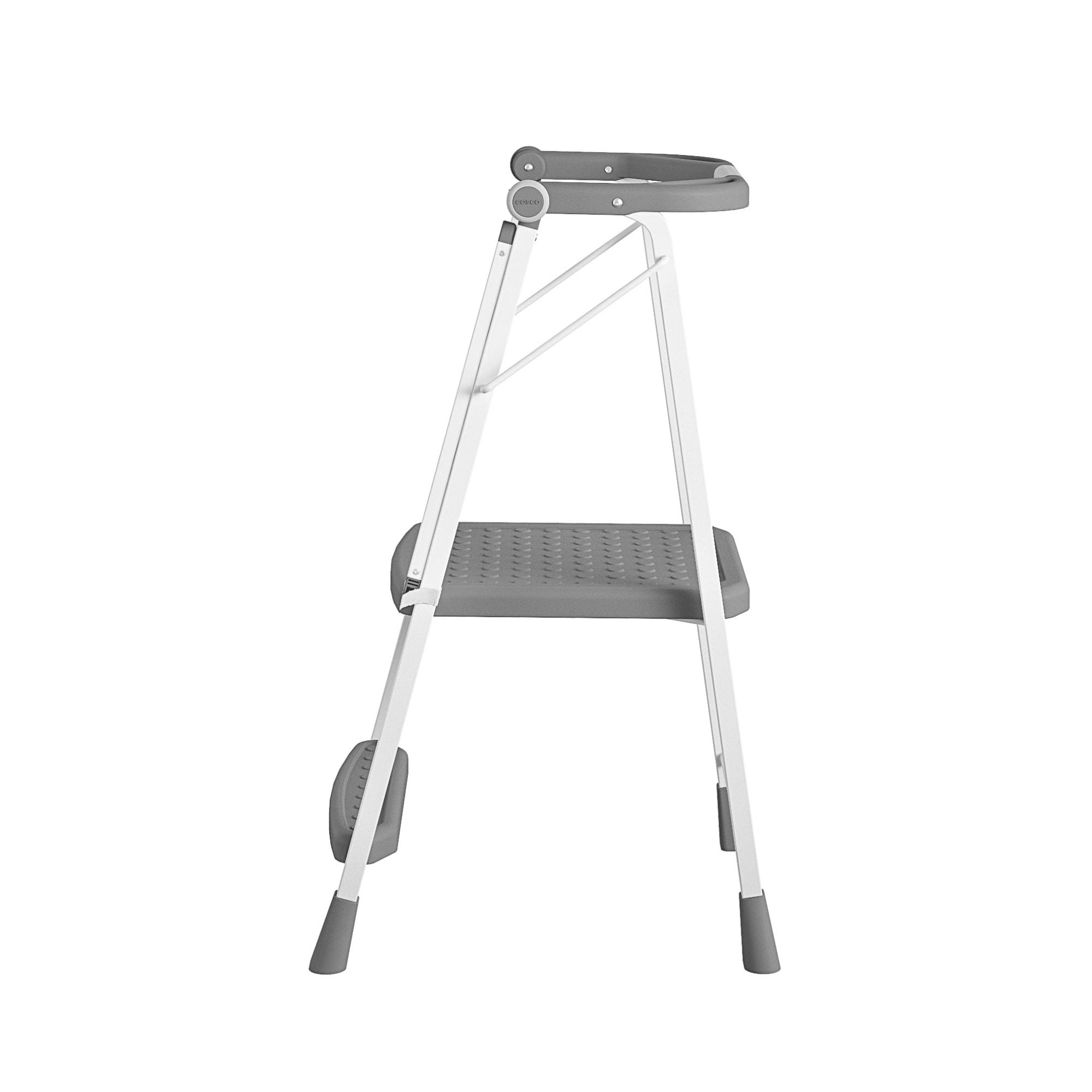 COSCO 2-Step Kitchen Stepper Adult Folding Step Stool, Kids Folding