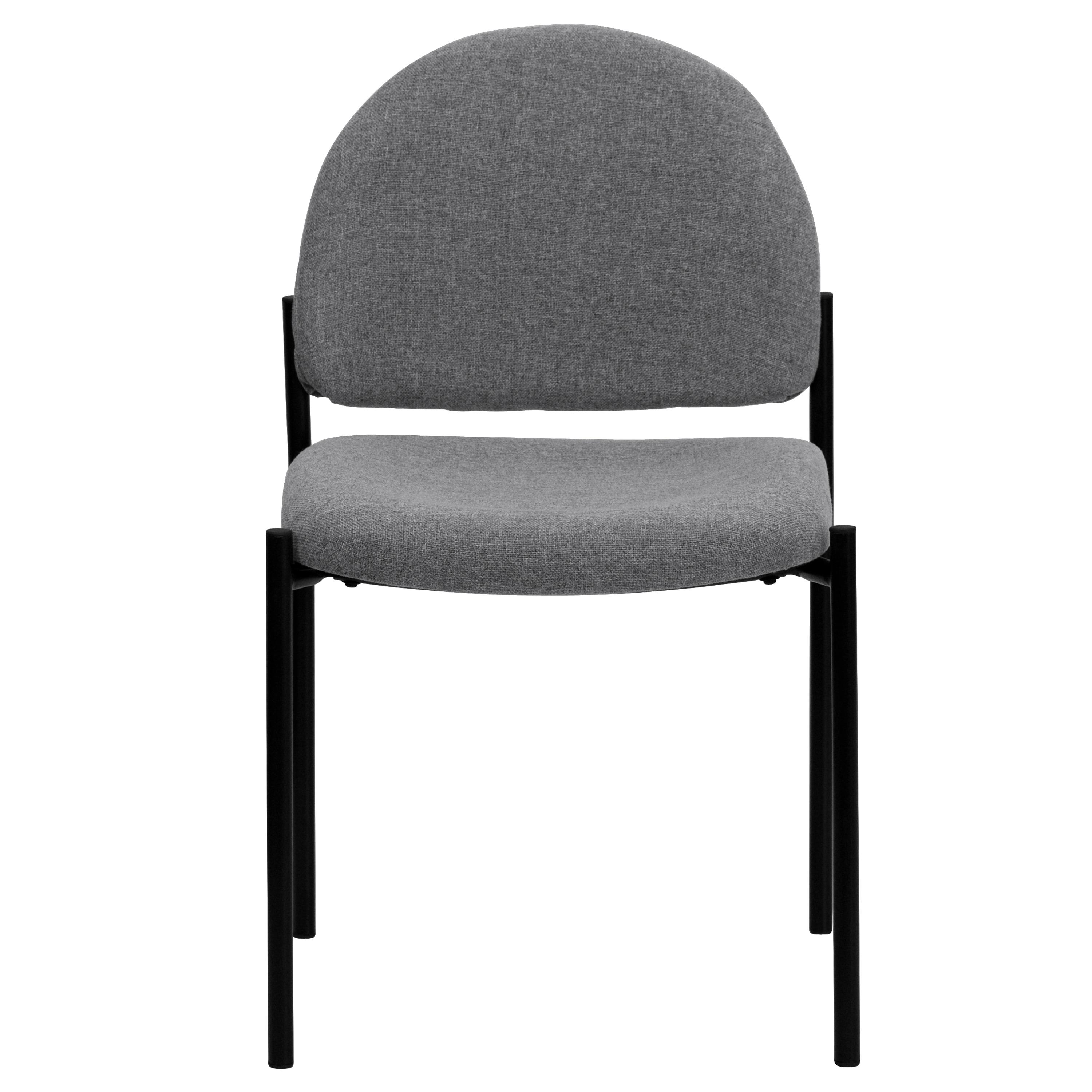 Flash Furniture Prather Tania Comfort Upholstered Stackable Side Reception Chair
