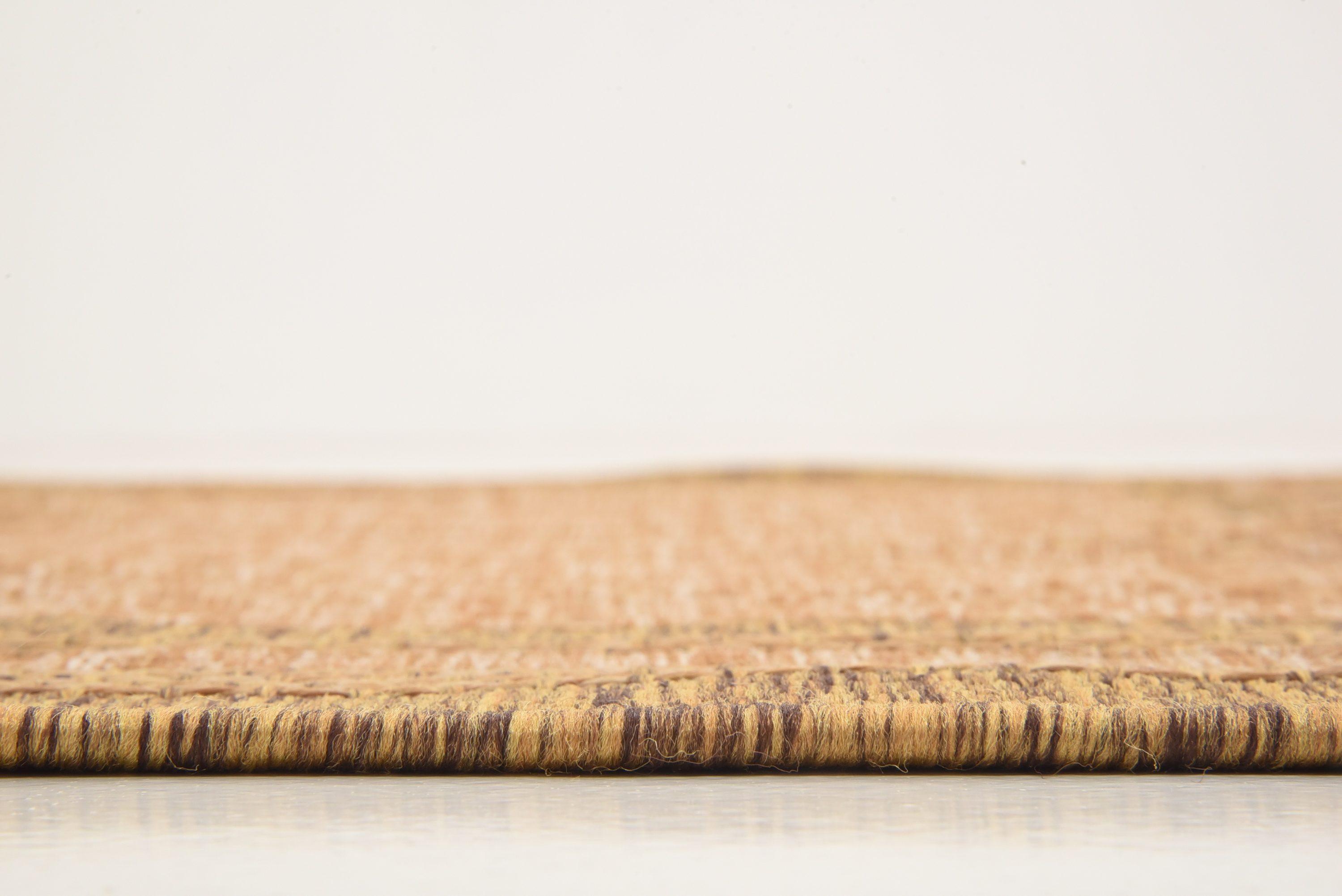 Unique Loom 2' 2 x 3' 0 Tan Outdoor Border Multi Border Area Rug