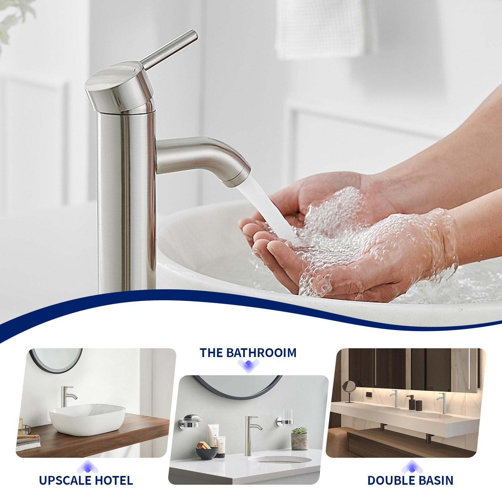 Vessel Sink Faucet Single-handle Bathroom Faucet with Drain Assembly