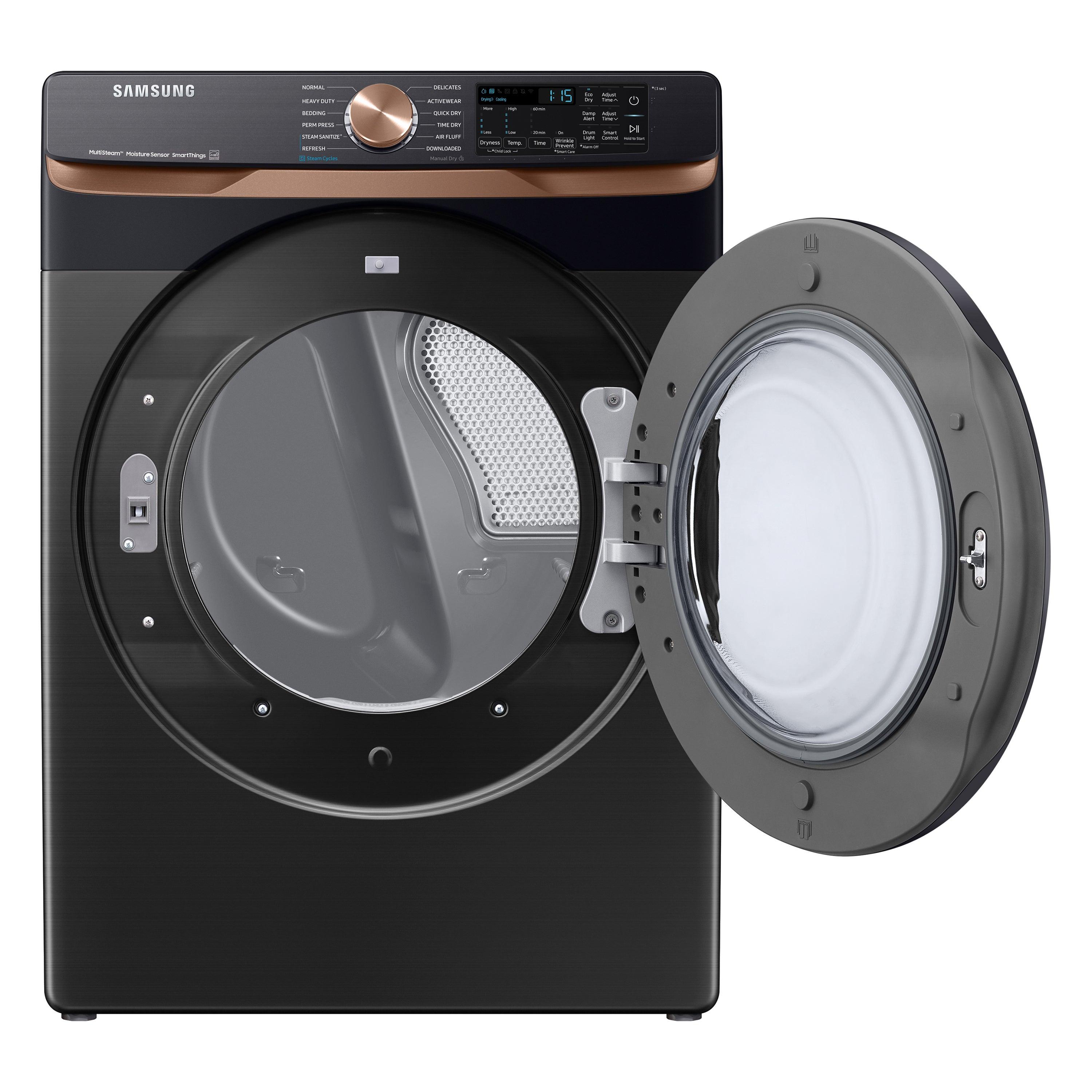 Samsung 7.5 cu. ft. Smart Electric Dryer with Steam Sanitize+ and Sensor Dry