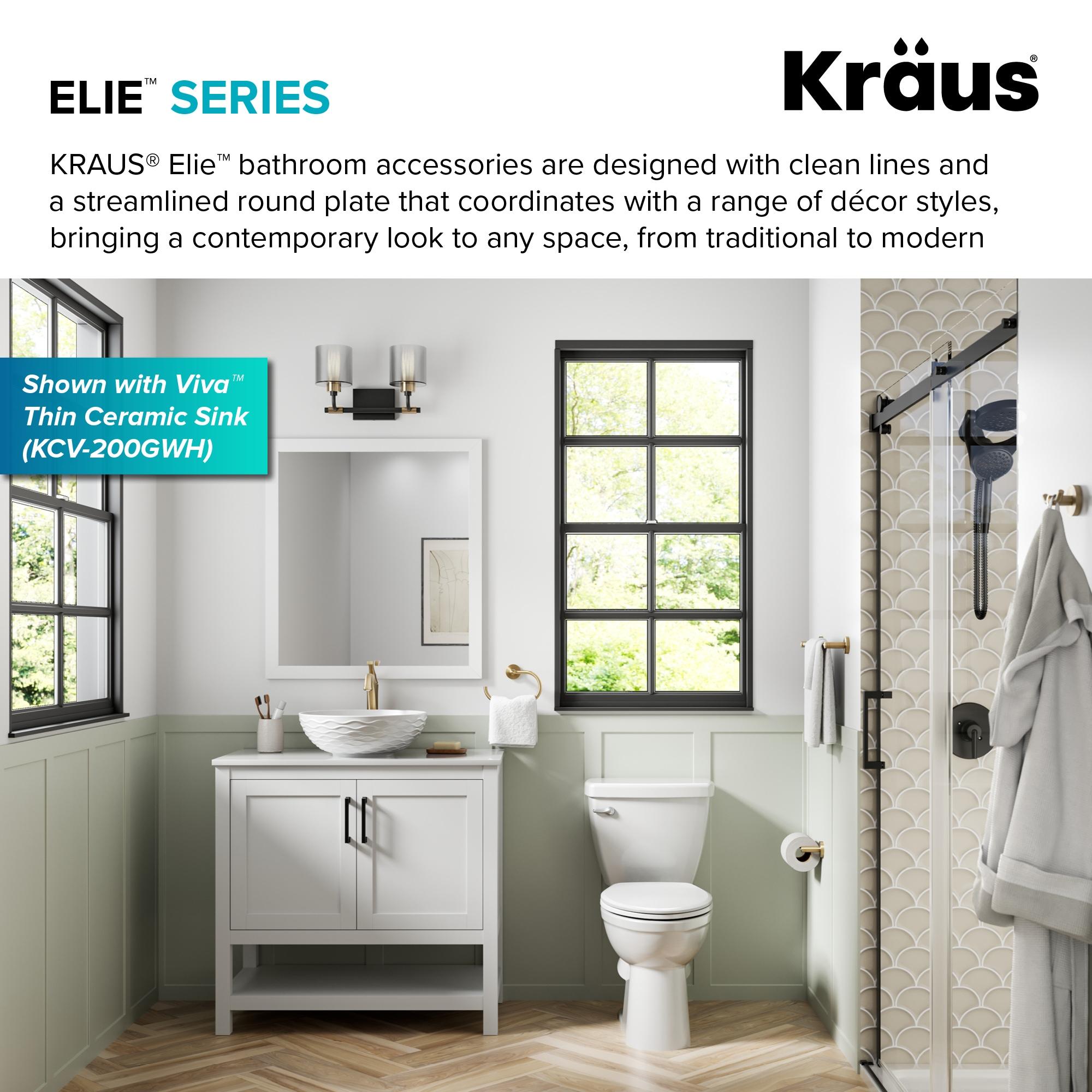 Kraus Elie Triangle Metal Corner Shelf