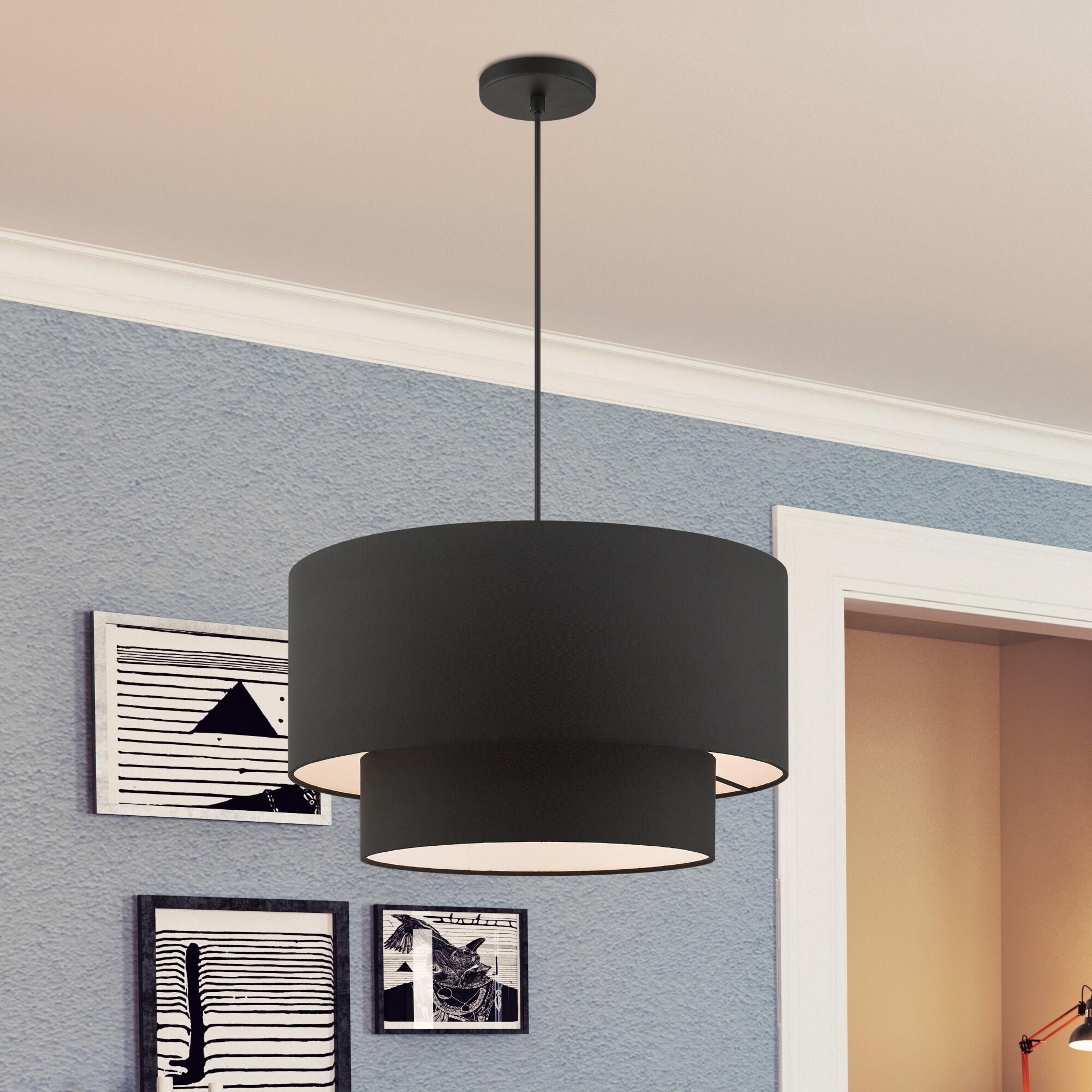 Croyle 3 - Light Dimmable Drum Chandelier