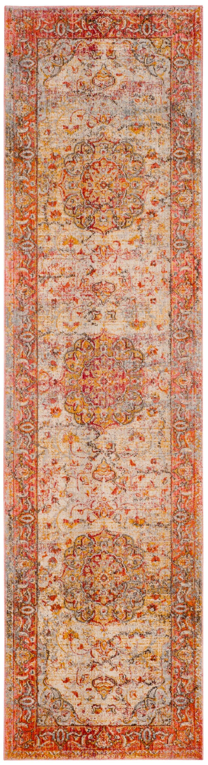 SAFAVIEH Vintage Persian VTP435P Saffron / Cream Rug