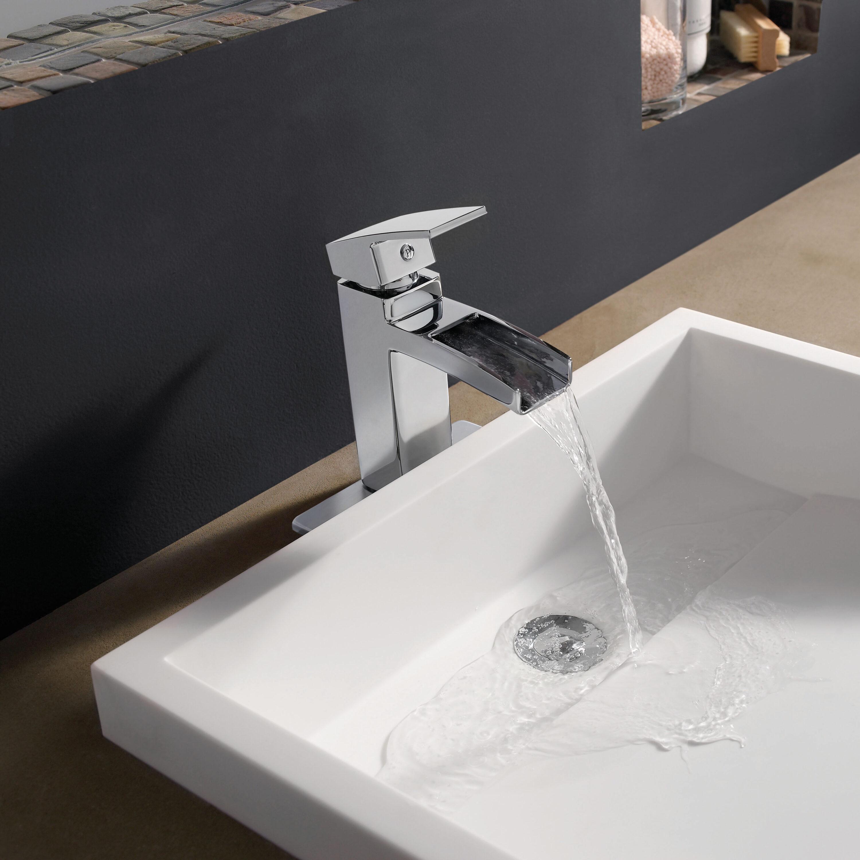 Kenzo Single Control Centerset Bathroom Faucet