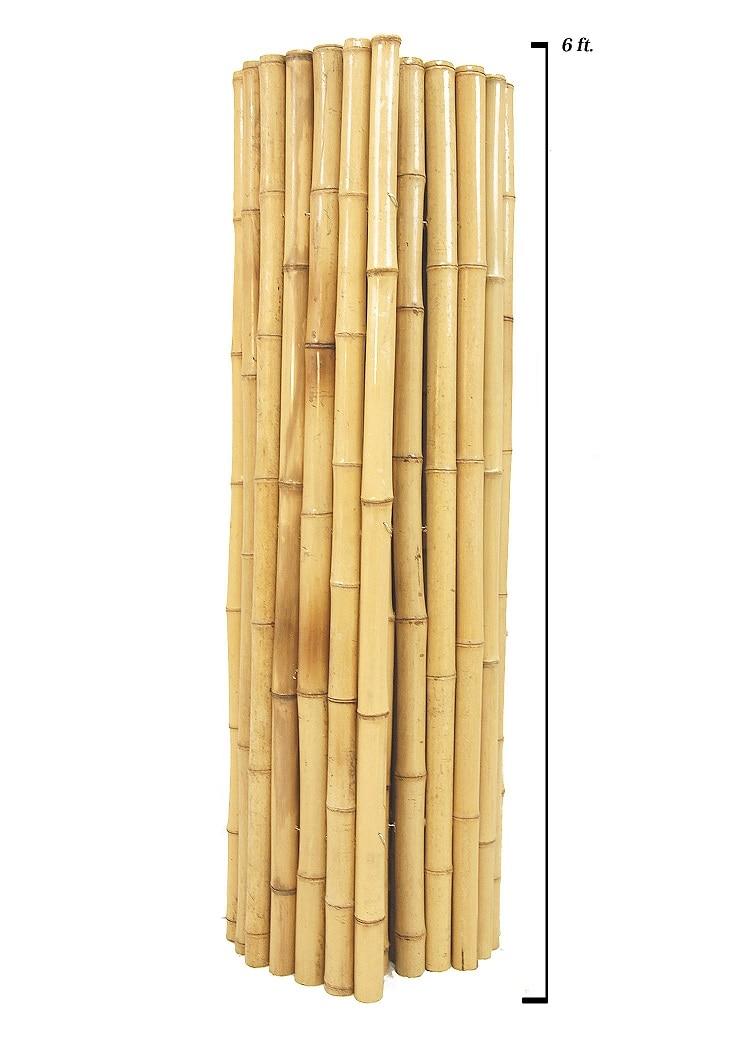 Backyard X-Scapes Natural Bamboo Fencing Decorative Privacy Screen No Dig Fence Panel